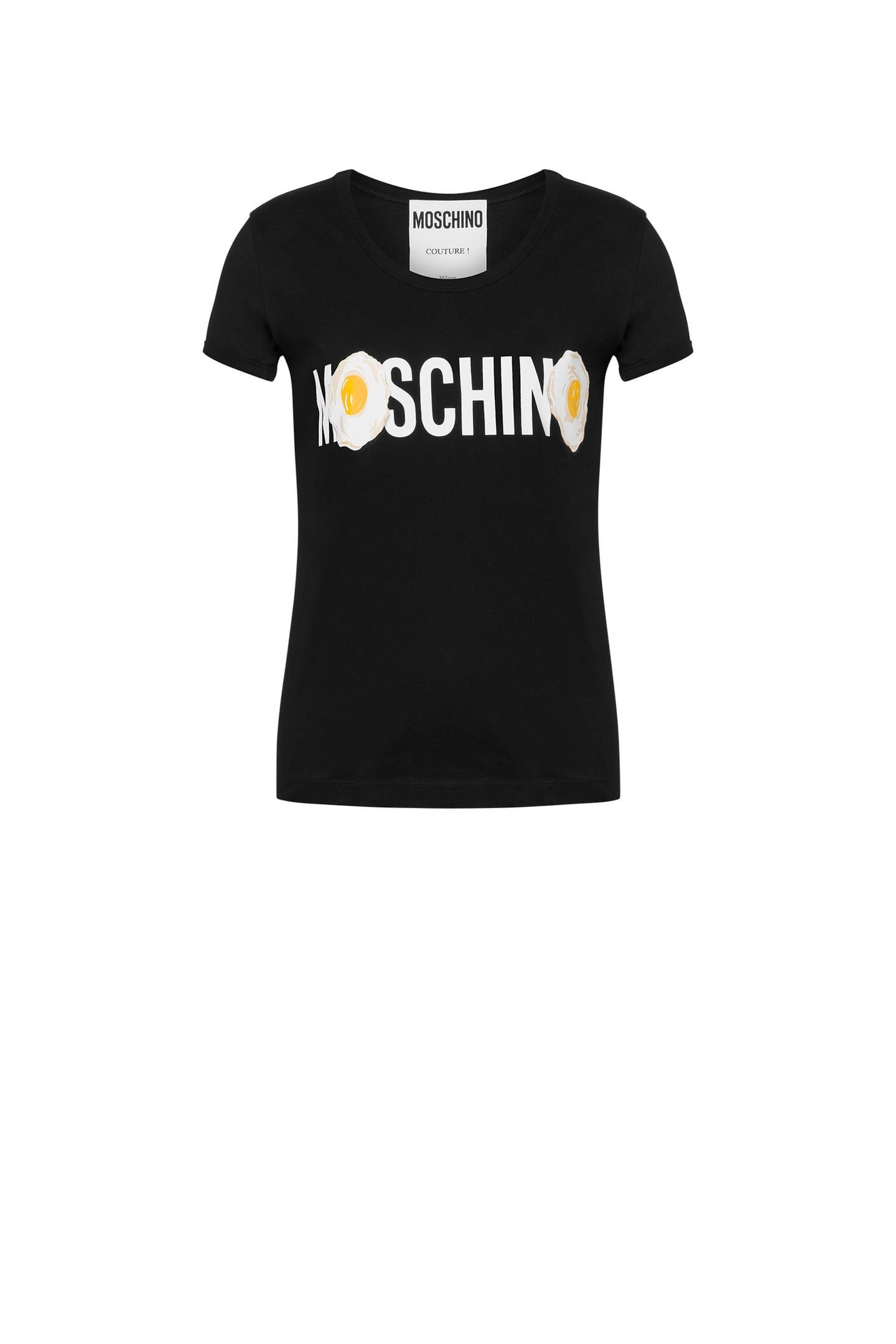EGGS LOGO ORGANIC JERSEY T-SHIRT BLACK 3