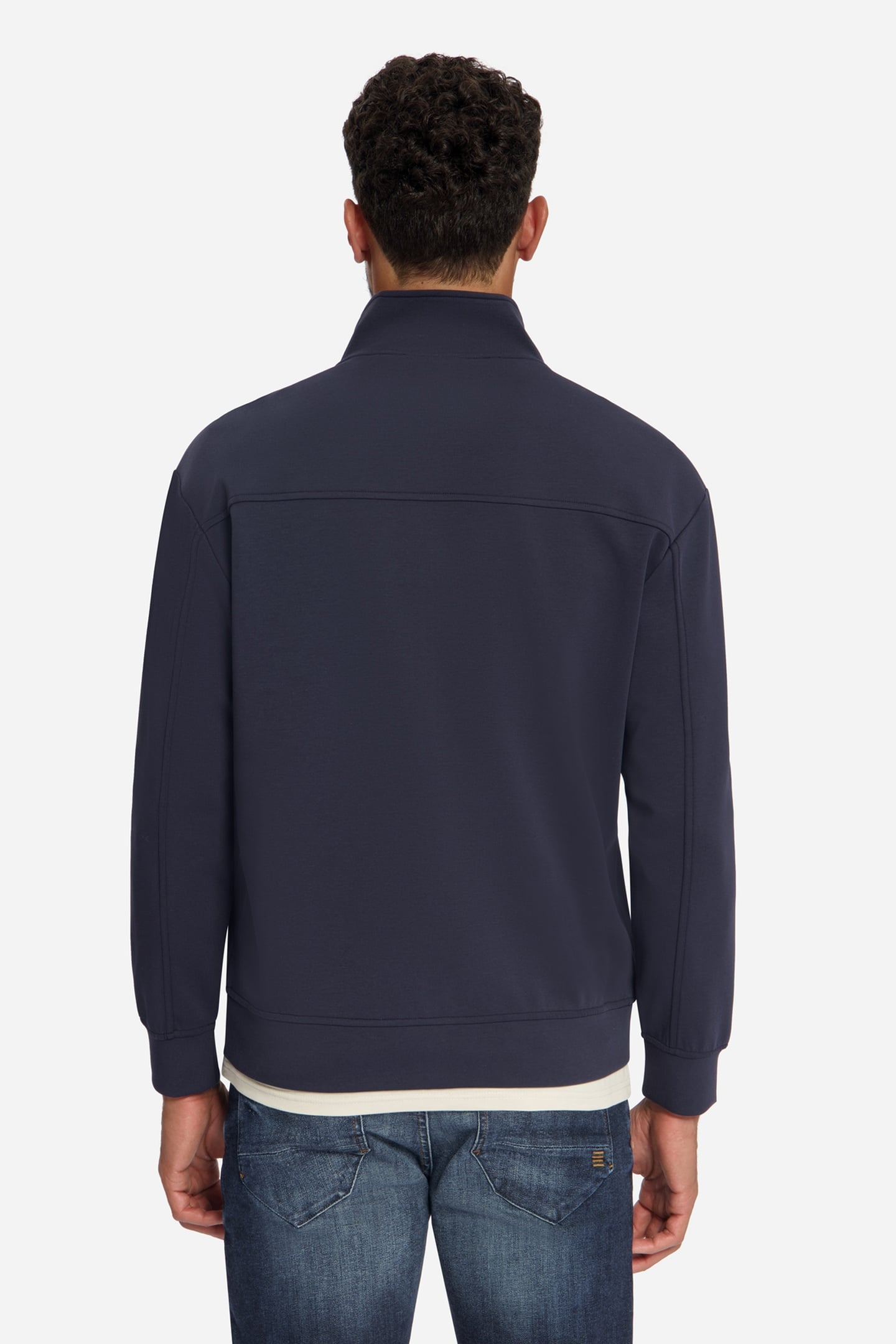 SWEATER FULL ZIP DARK NIGHT 4