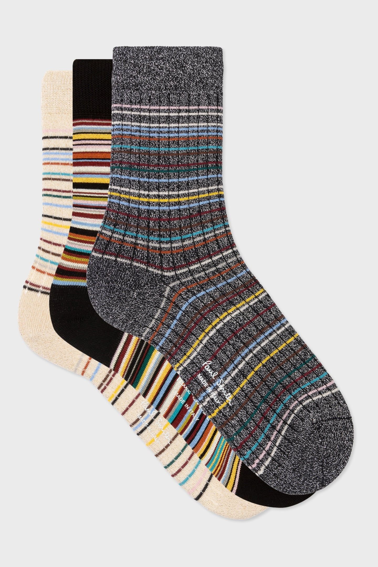 WOMEN SOCK 3 PACK SIGNTRE MULTI COLOURED 7