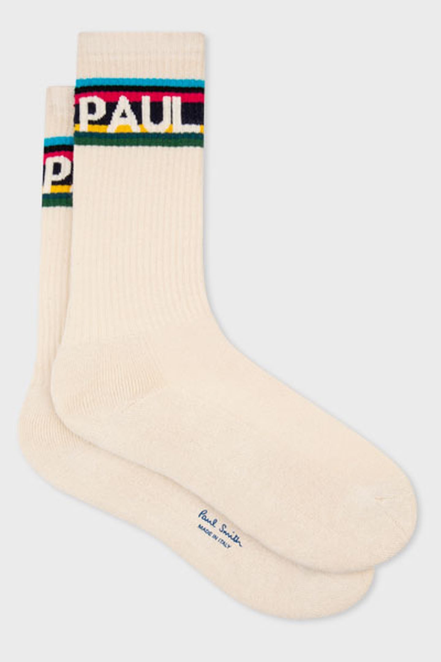 MEN SOCK ARI LOGO OFF WHITE 1