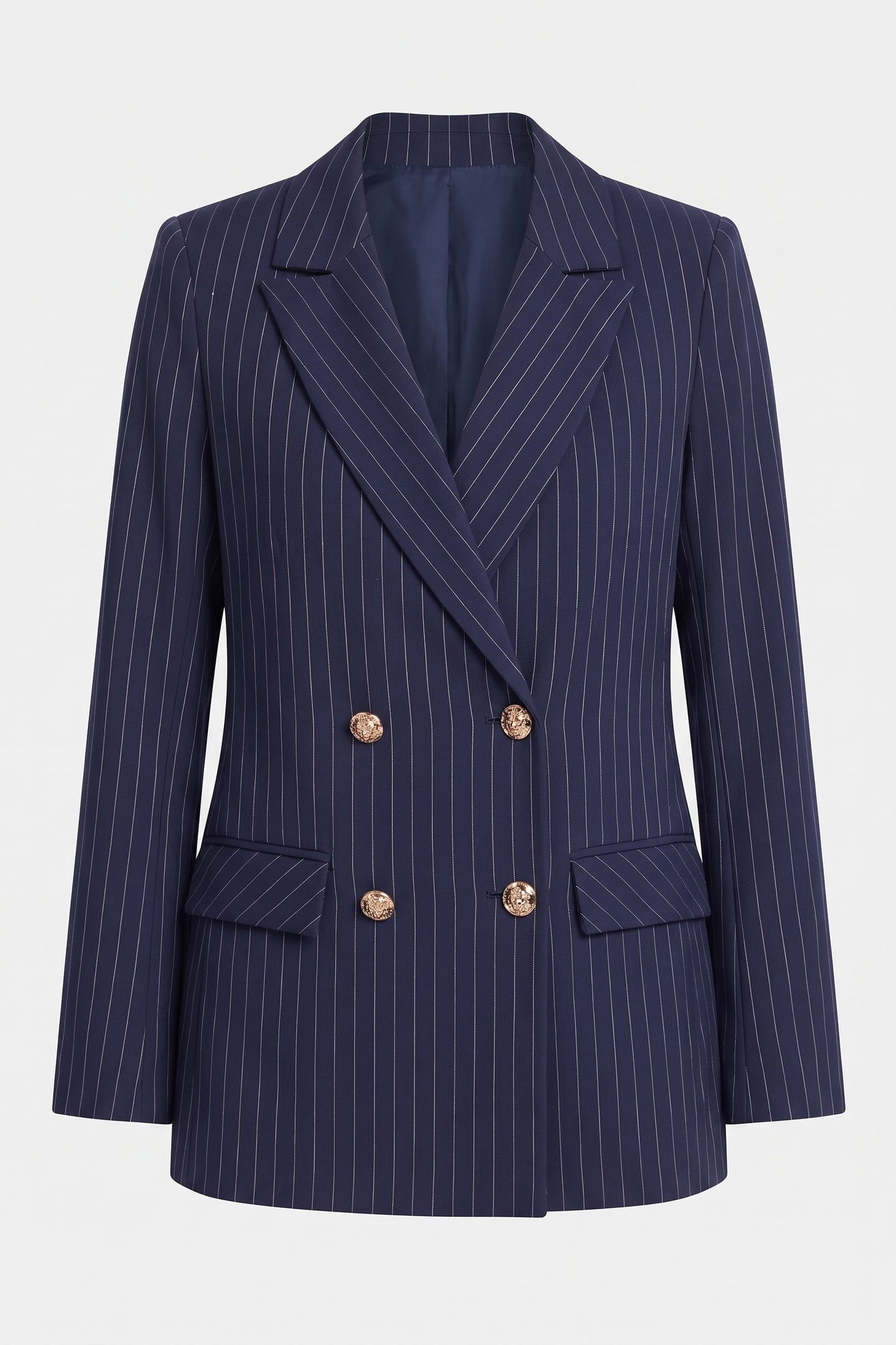 SIDNEY BLAZER NAVY PINSTRIPE WHITE 3
