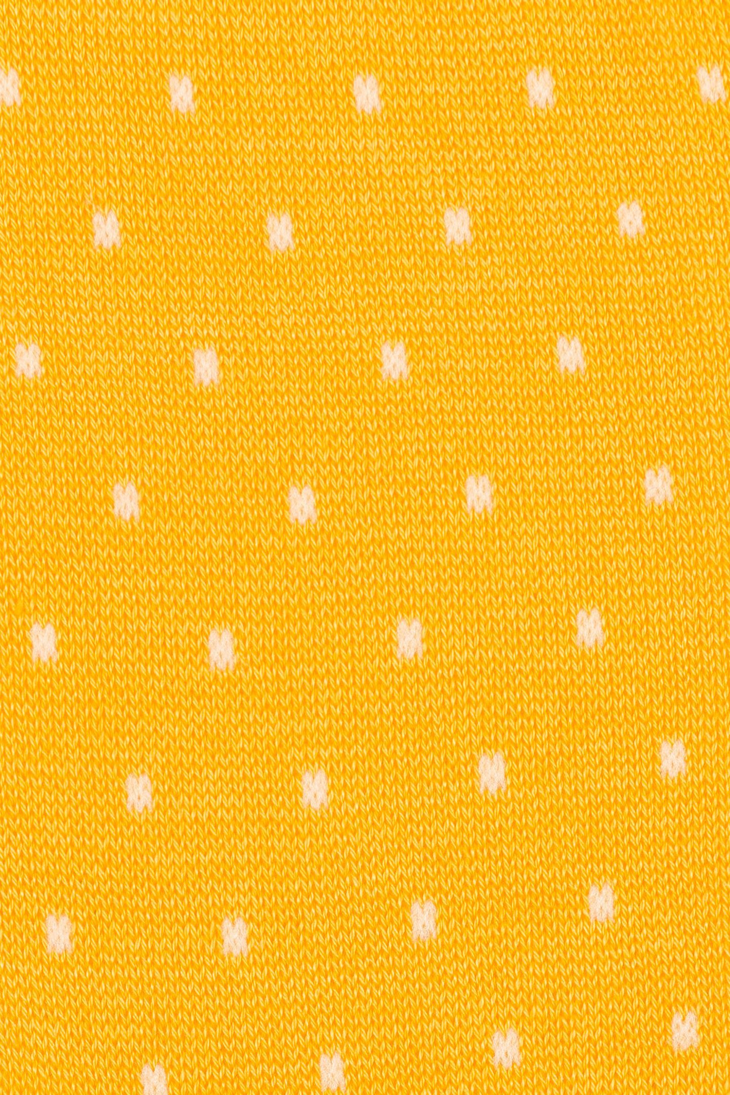 MEN SOCK PIN DOT YELLOW 4