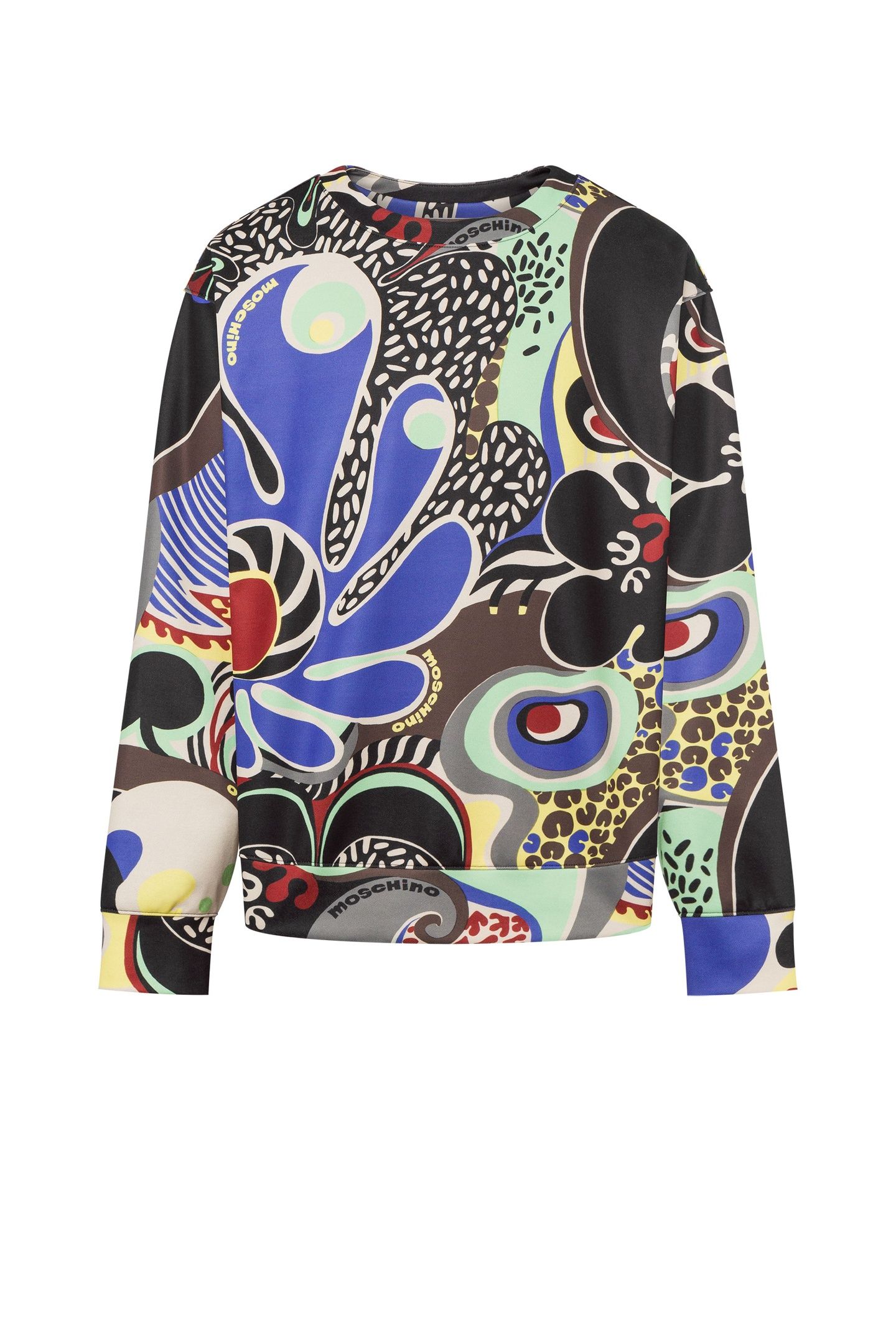 PSYCHEDELIC PRINT TECHNICAL SWEATSHIRT MULTICOLOR 3