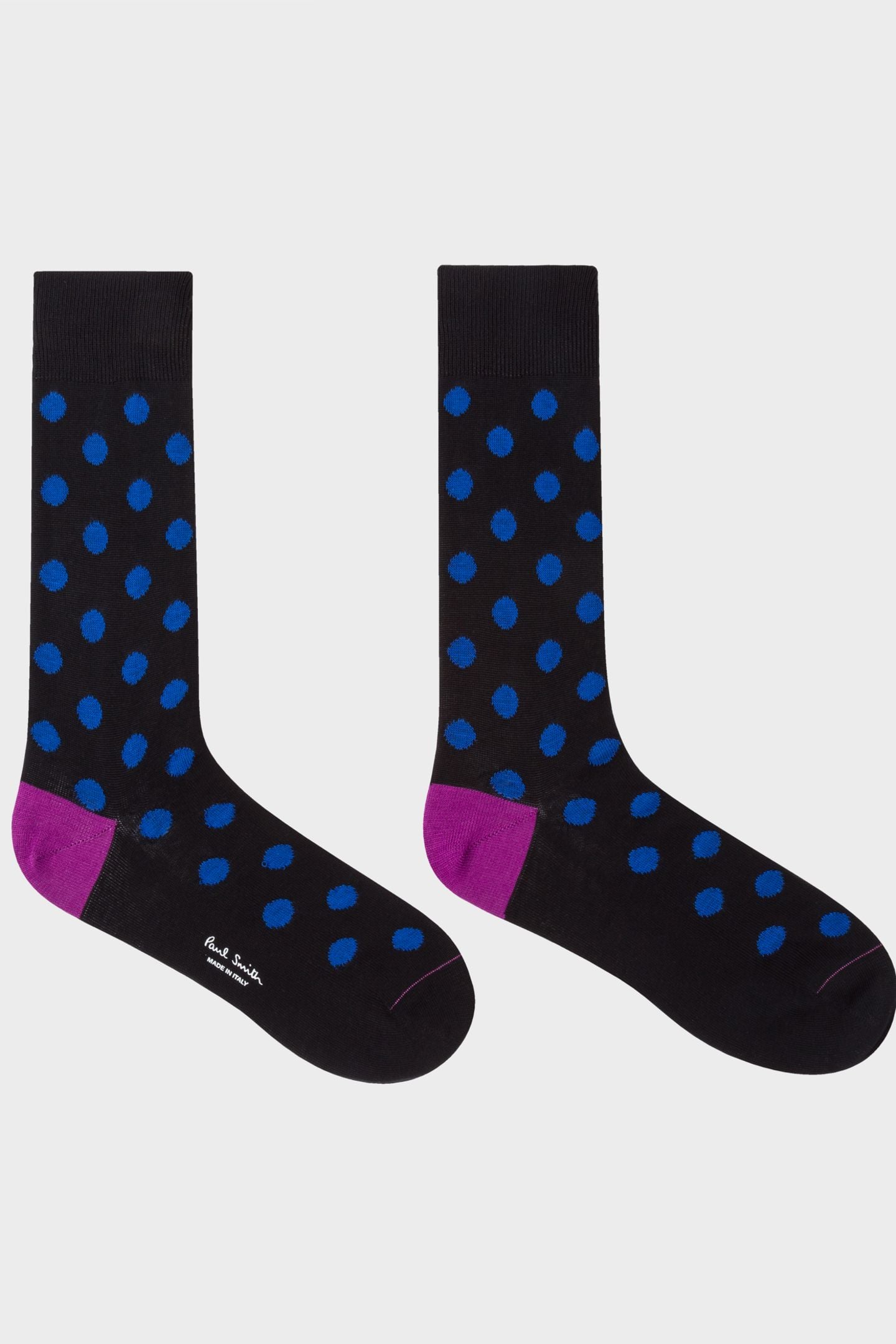 MEN SOCK BRIGHT SPOT BLACK 1