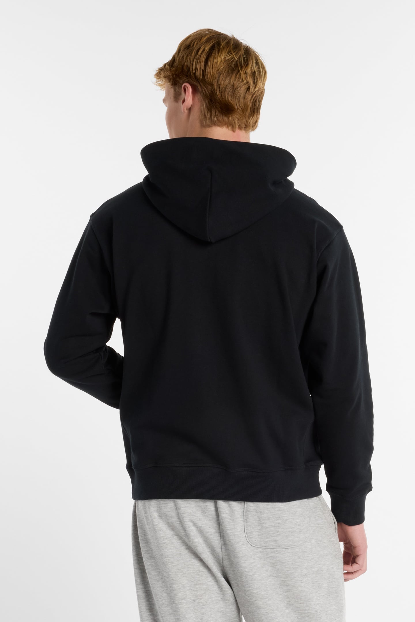 ATHLETICS FRENCH TERRY LOGO HOODIE BLACK 2