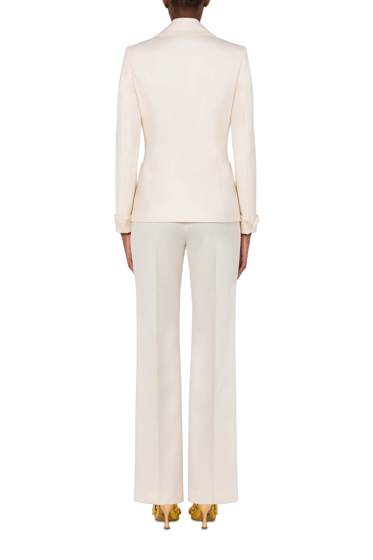 WOOL TWILL JACKET FAUCET DETAILS WHITE 2