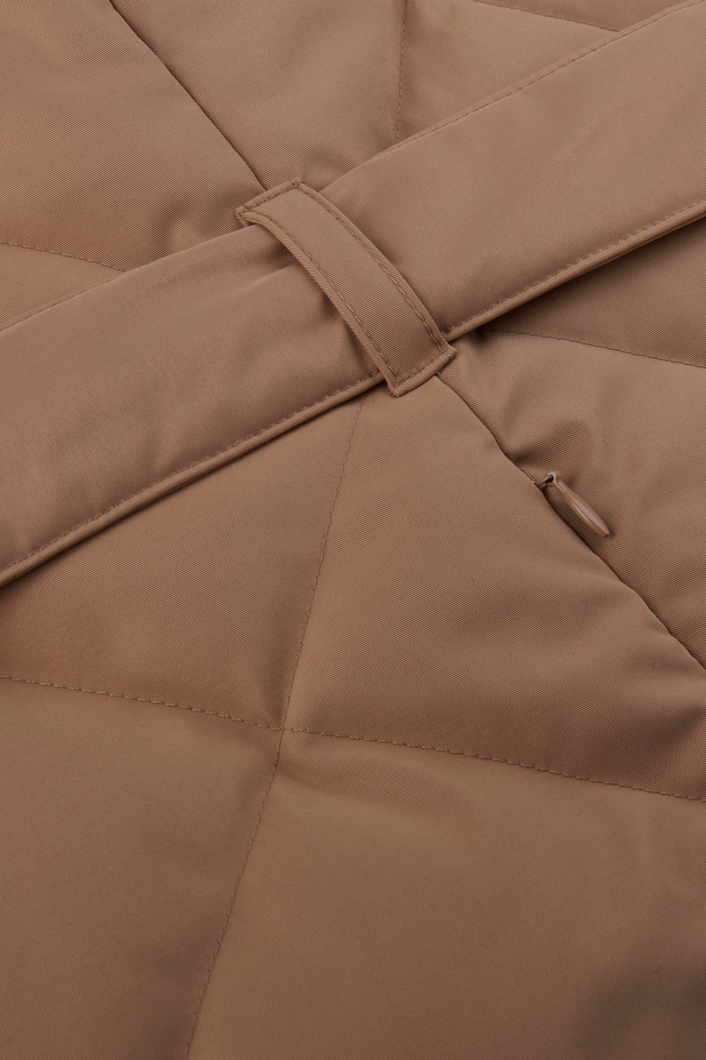 BEVIE QUILTED VEST BEIGE 5