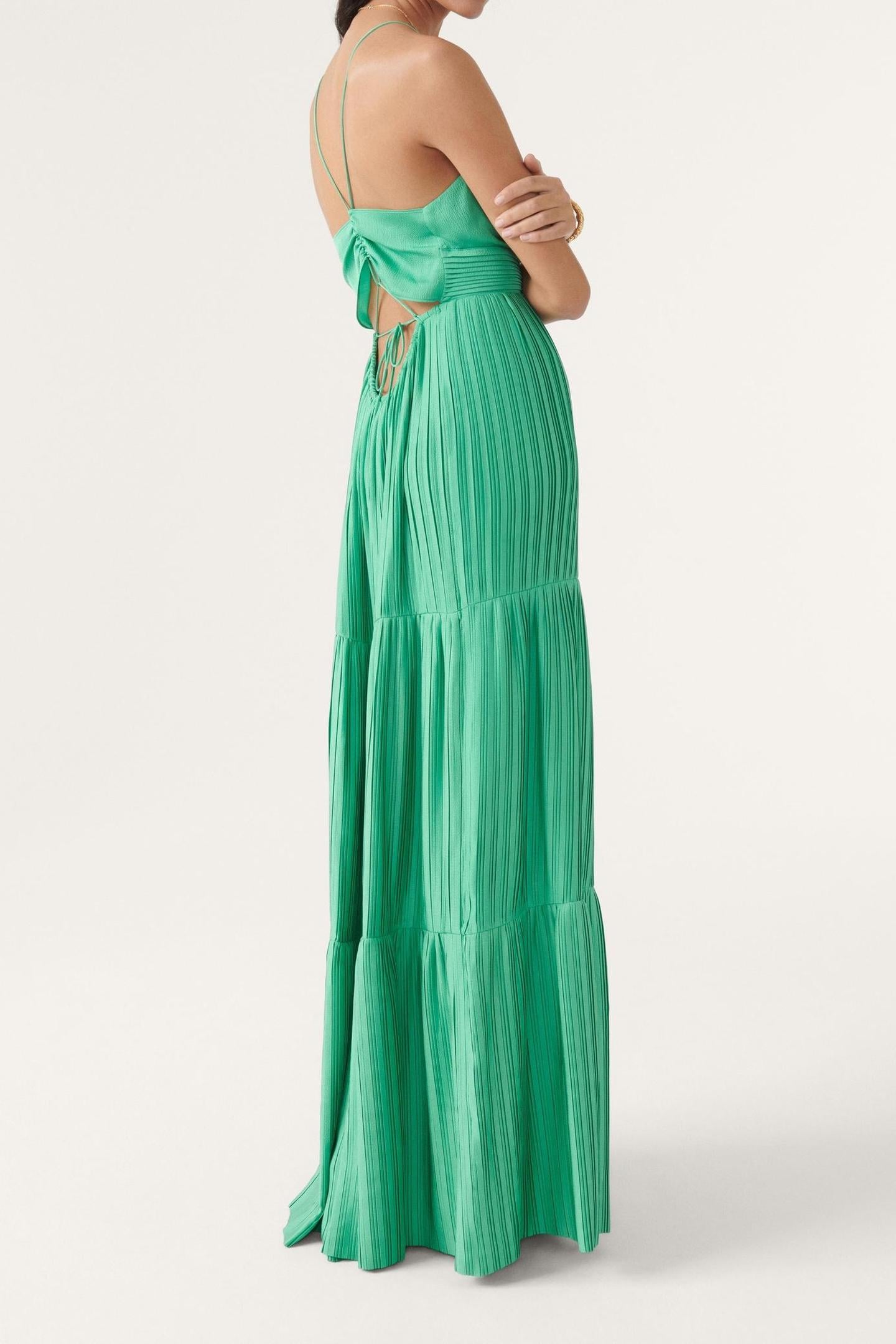 LONG DRESS VERT 2