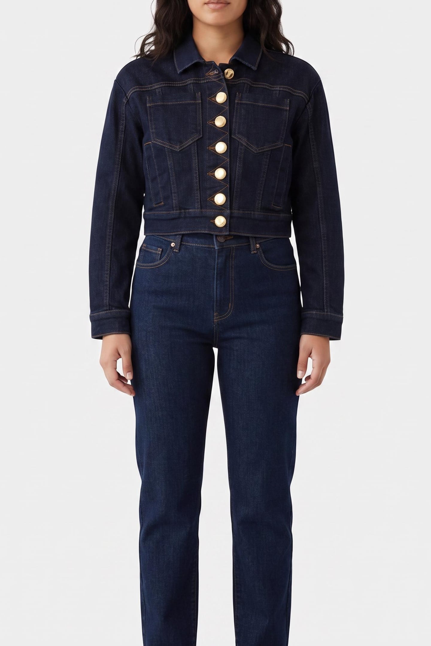 KYLIE DENIM JACKET RINSE 1