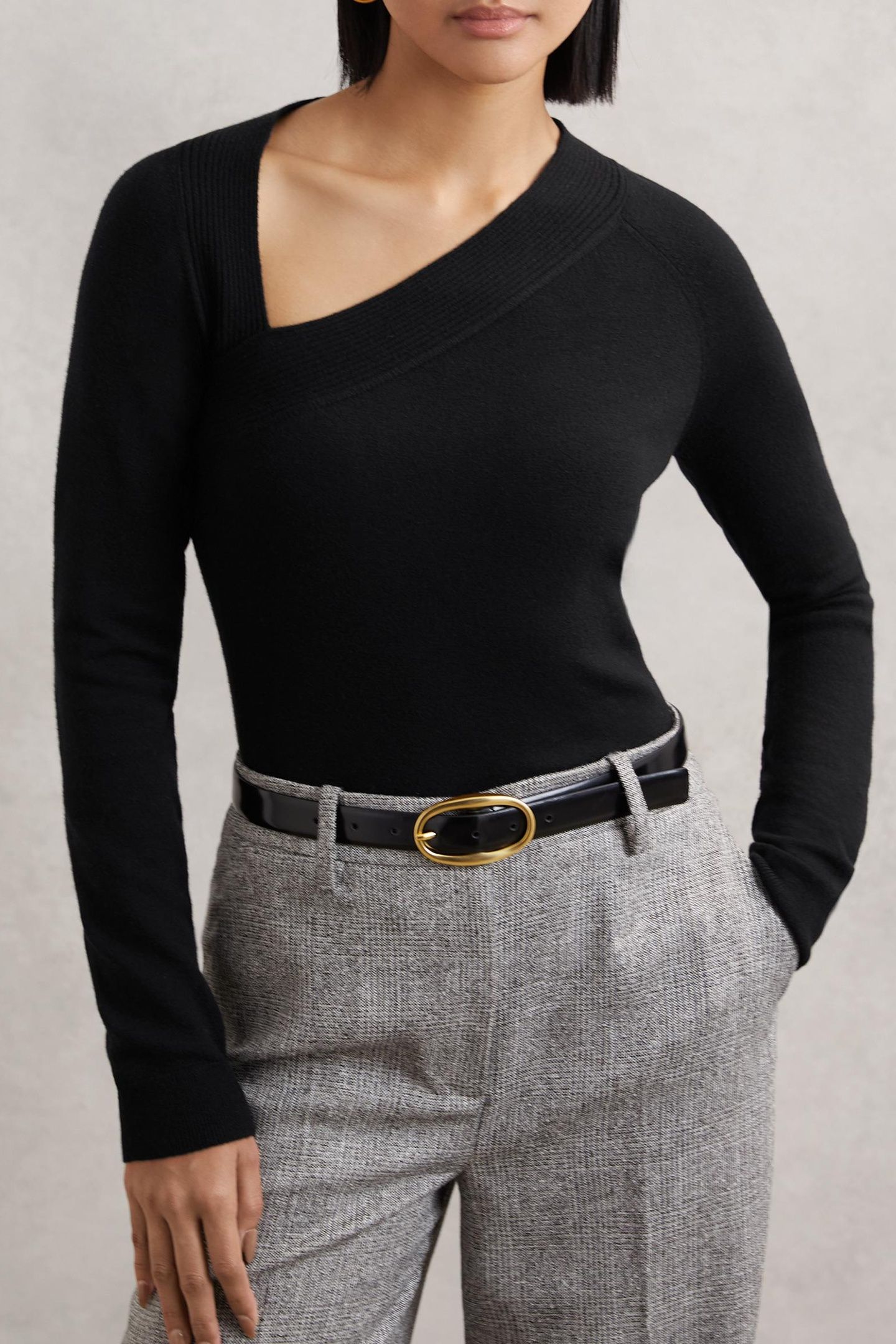 ASYMETRIC LONG SLEEVE BLACK 1