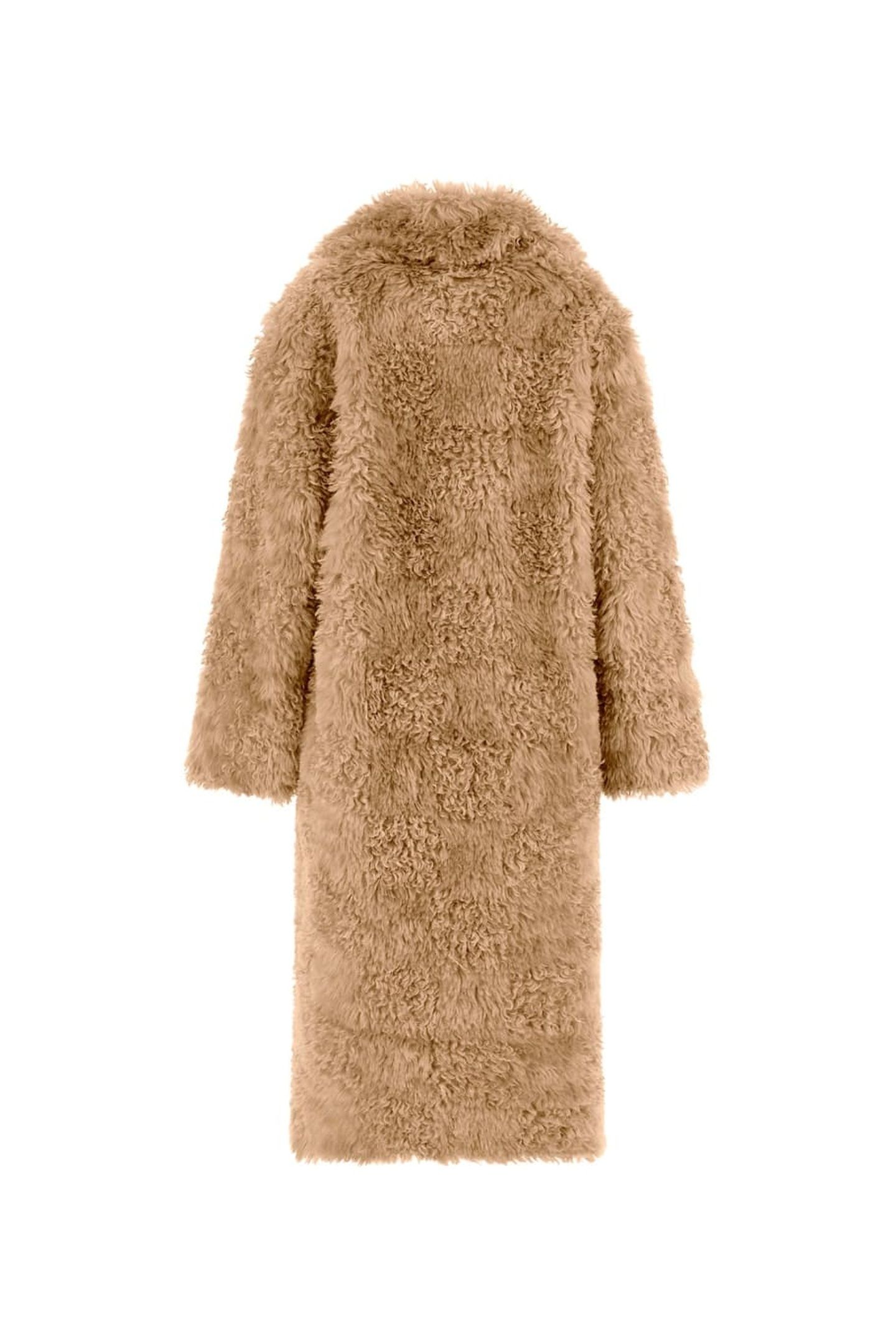 MARGOT LONG FAUX FUR DESERT MUD MULTI 7