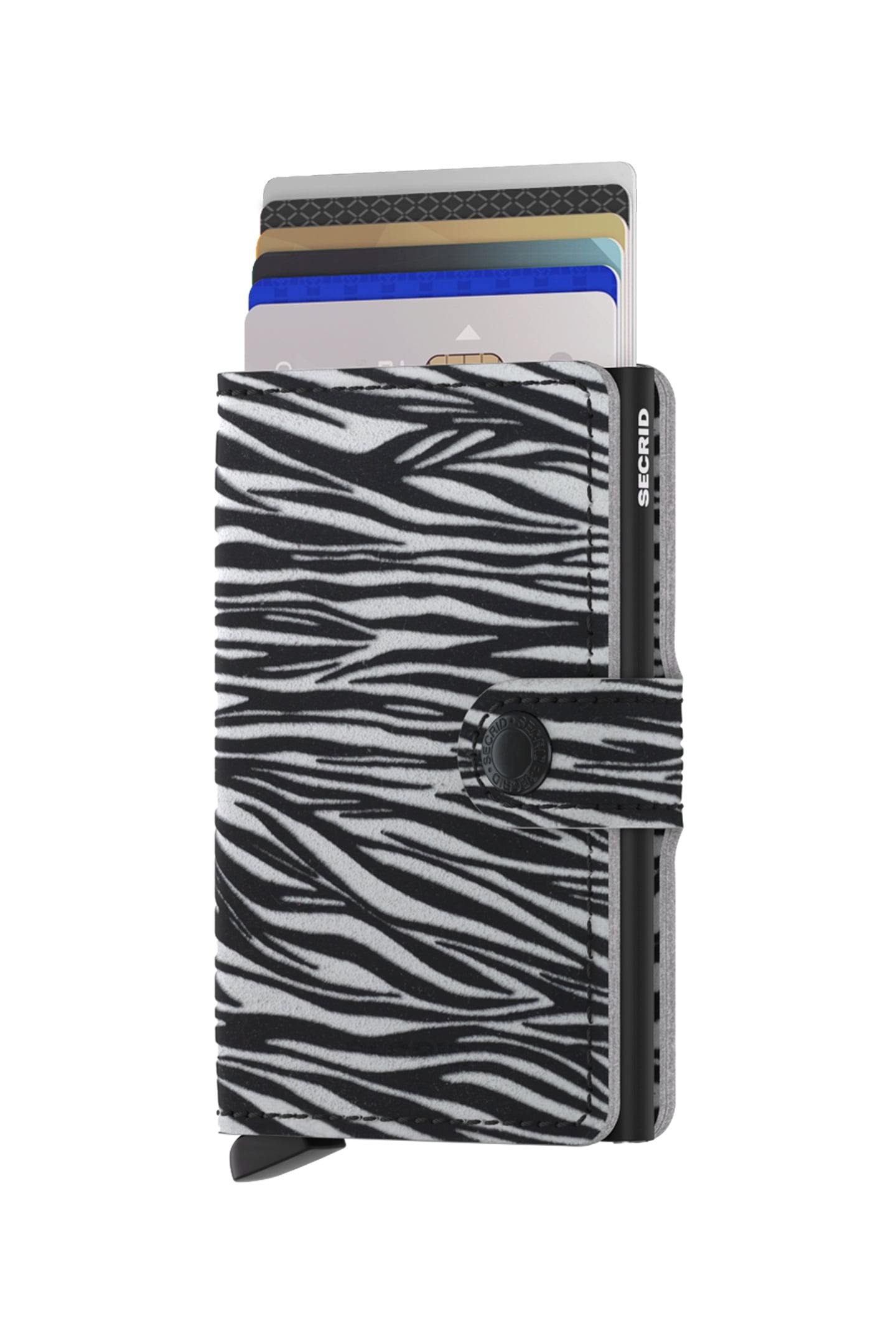 UNISEX MINIWALLET ZEBRA LIGHT GREY 2