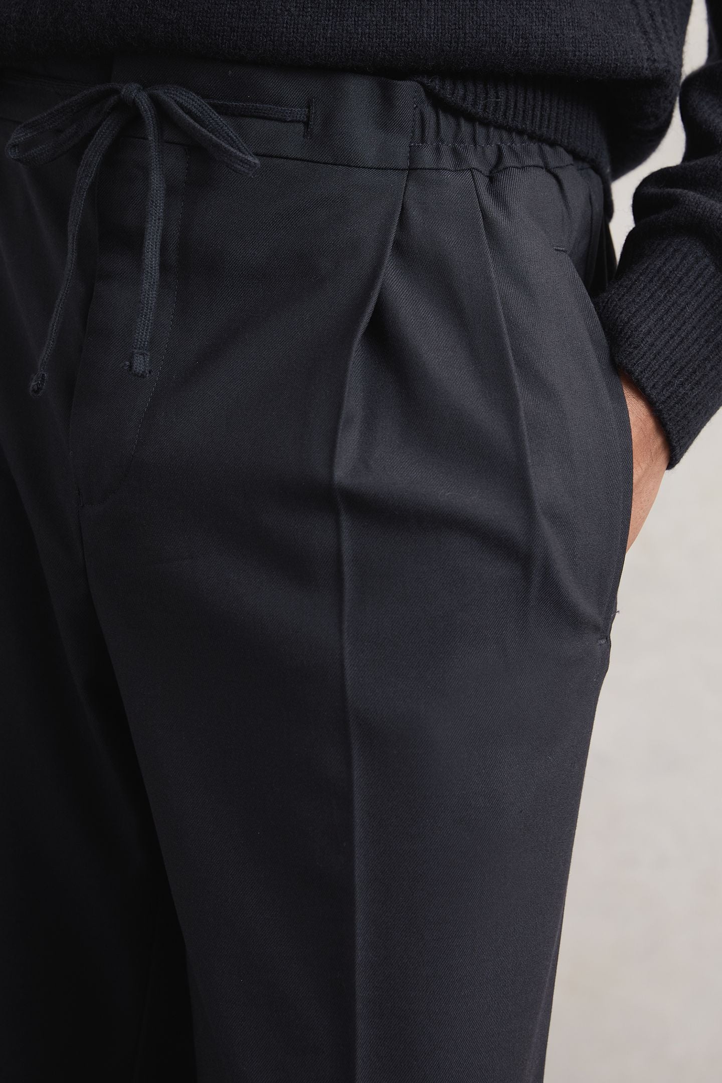 RELAXED TWILL TROUSER NAVY 6