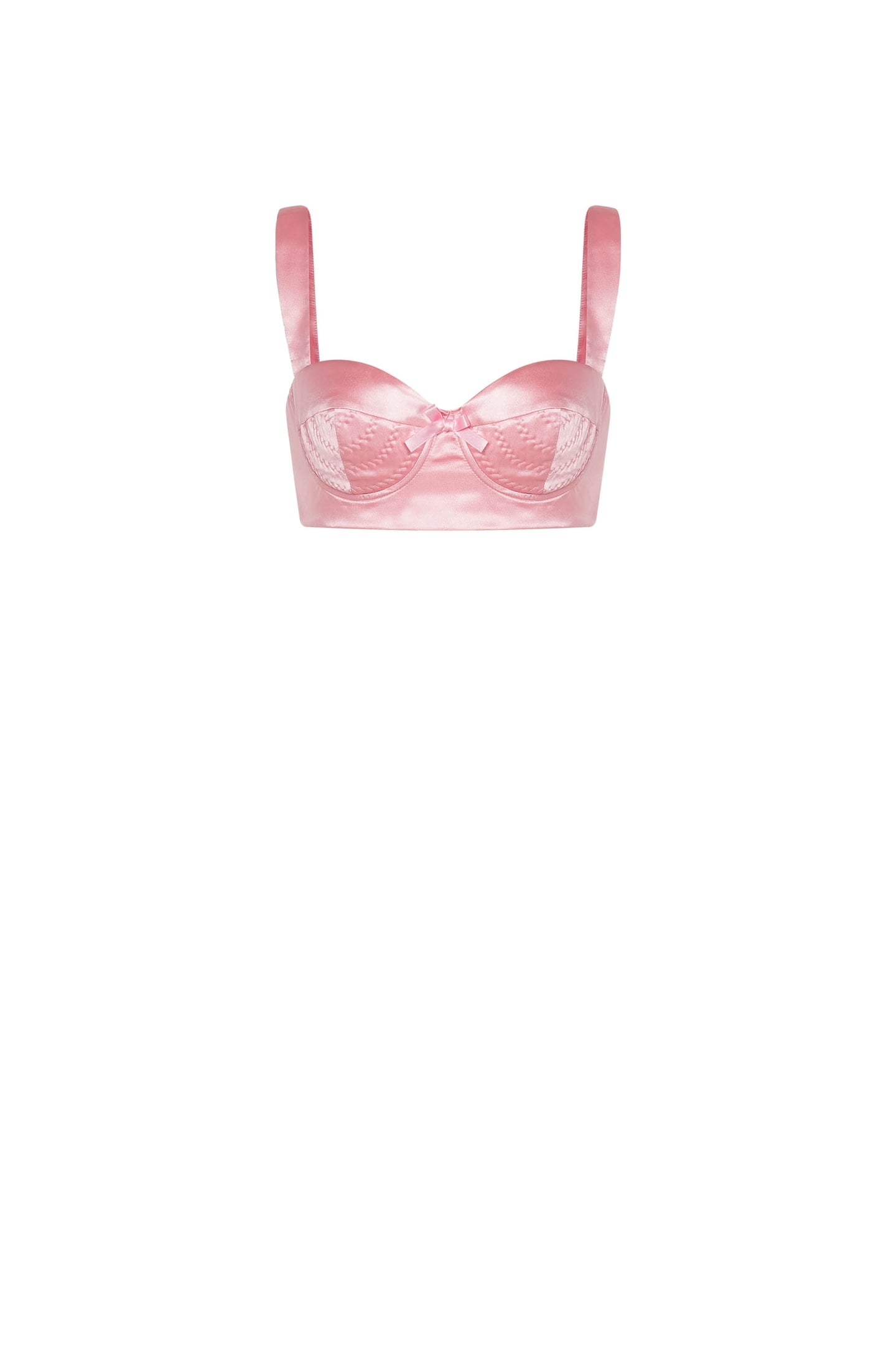 SATIN BRALETTE PINK 3