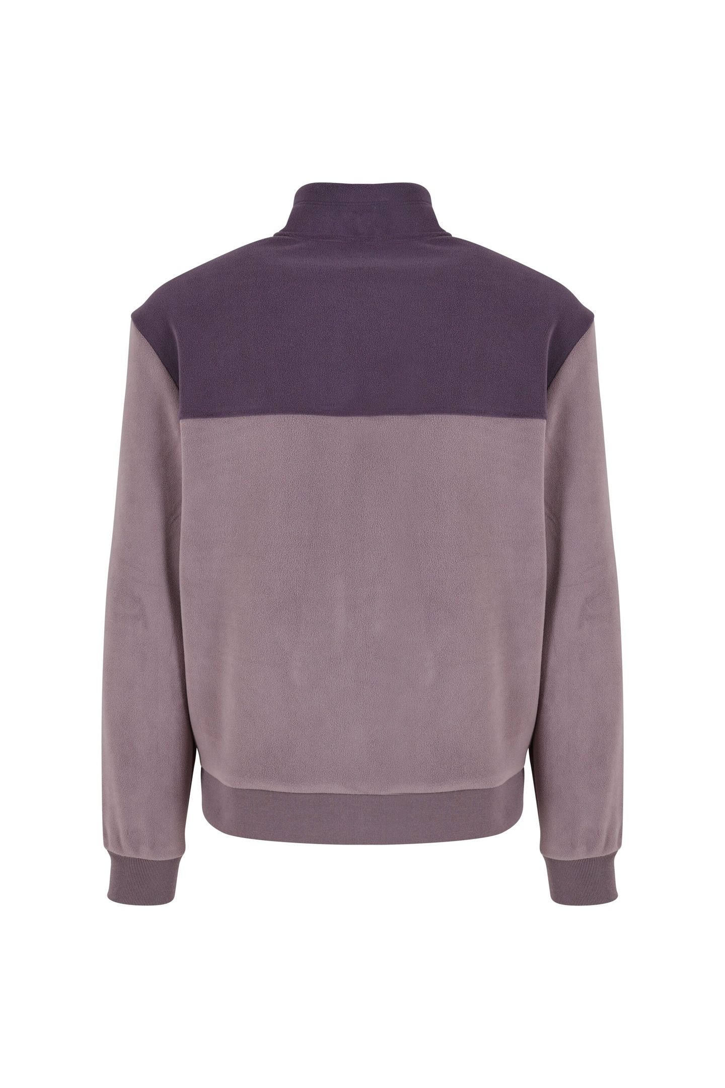 COLOUR BLOCK POLAR FLEECE JACKET PURPLENIGHT/FADEDPURPLE 6