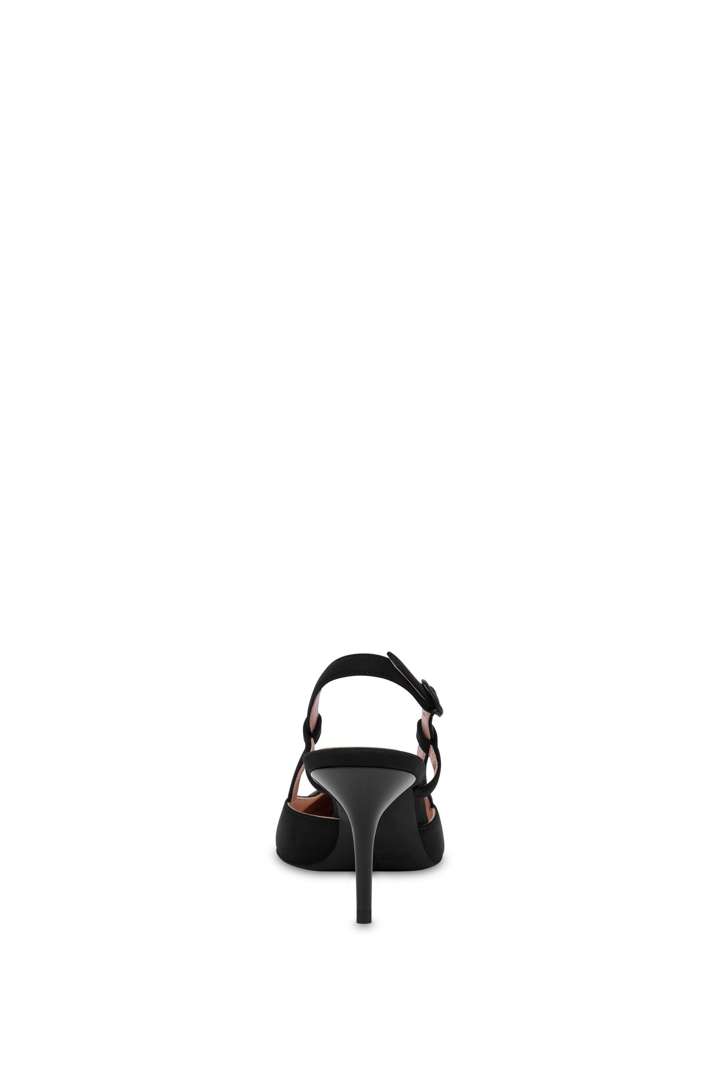 LOVE MOSCHINO SLINGBACK PUMP BLACK 4