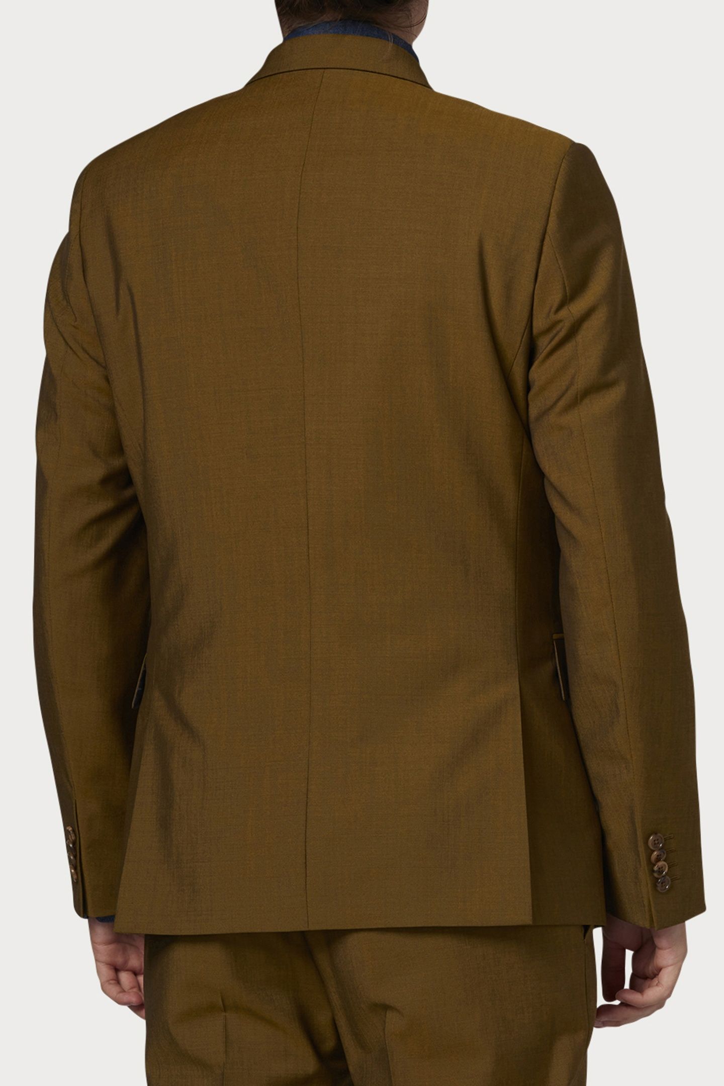 MENS TAILORED FIT 2 BUTTON SUIT GOLDEN YELLOW 2
