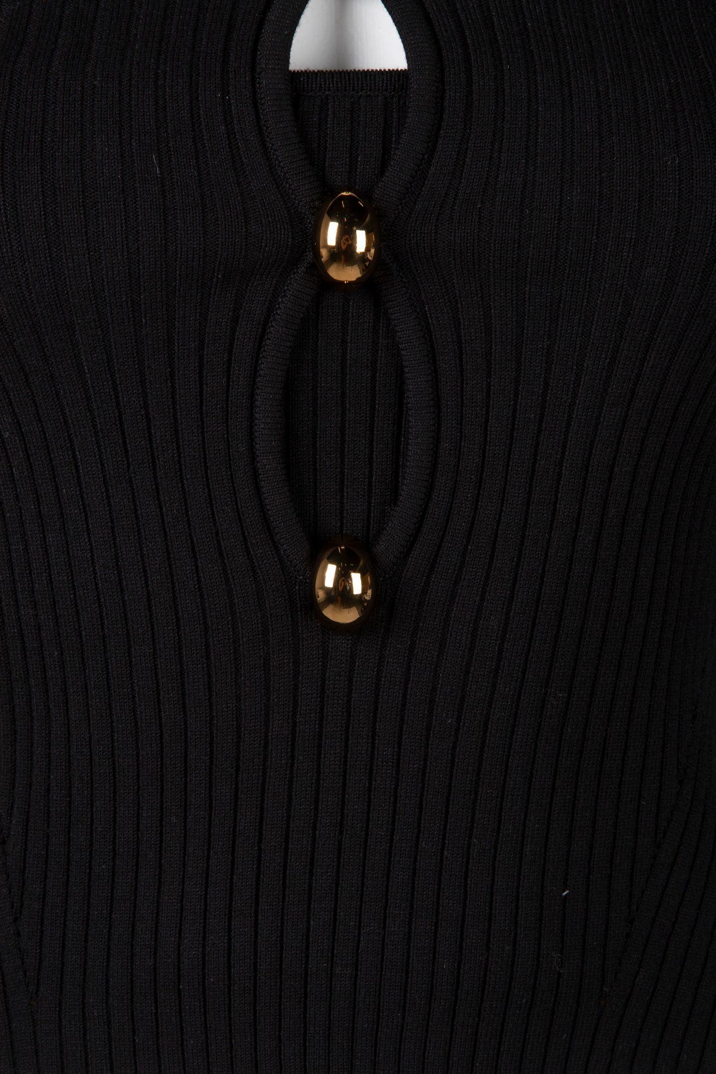 AGATHE RIBBED LS SWT JET BLACK A996 4