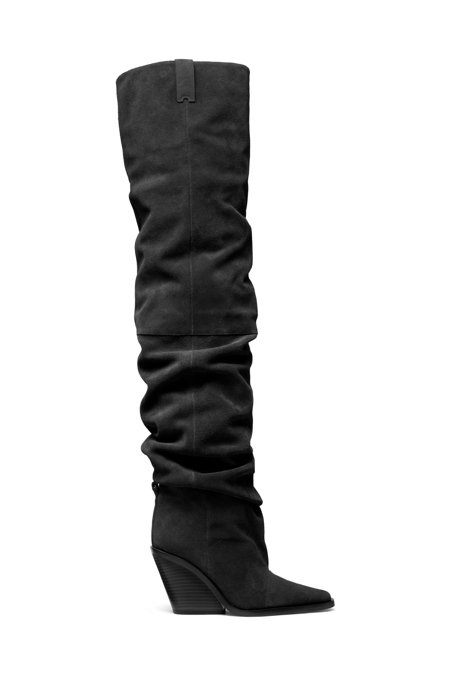 NOEMIE OTK HEELED BOOT BLACK 1