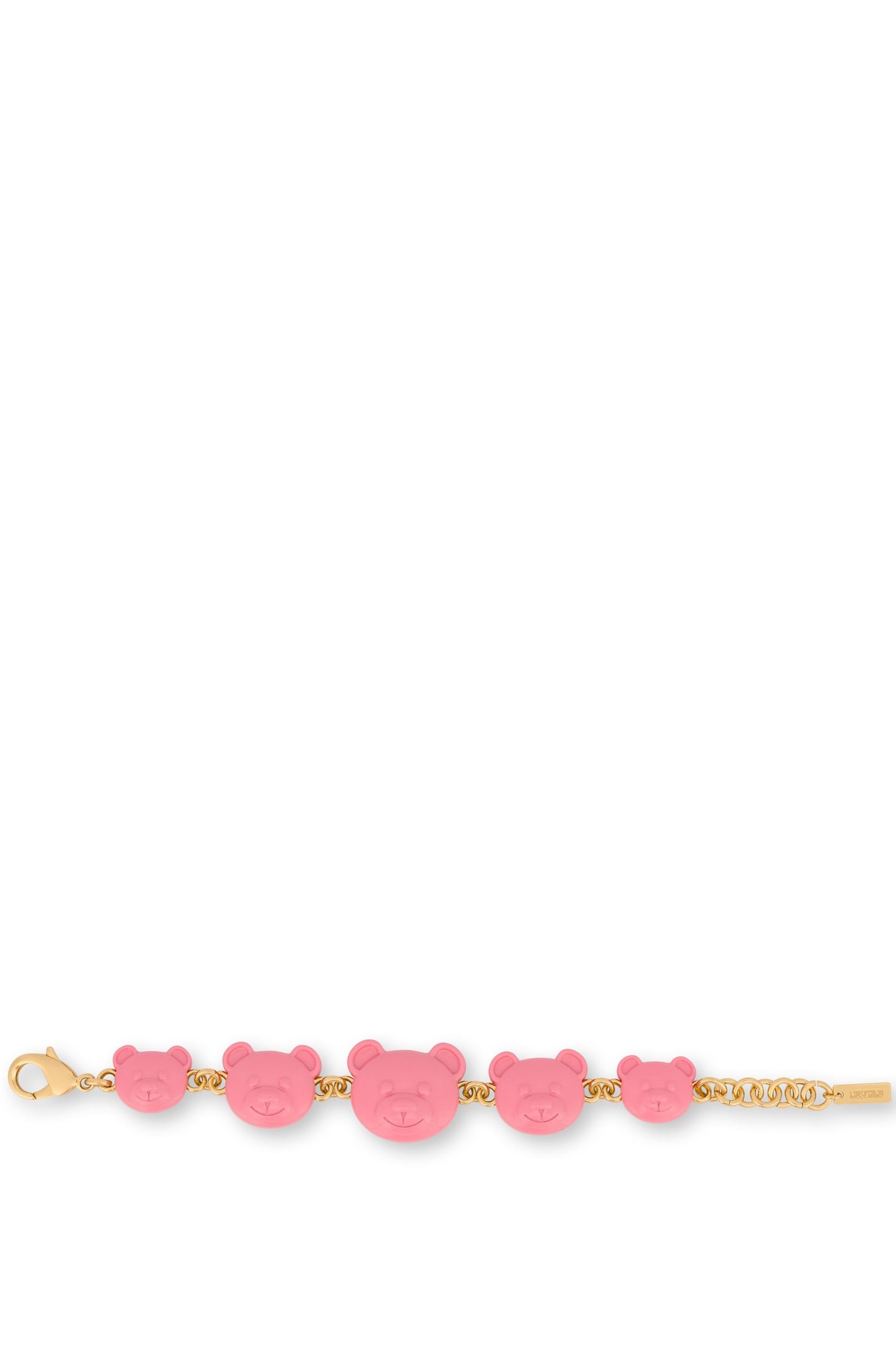 MOSCHINO TEDDY BEAR BRACELET GOLD 2