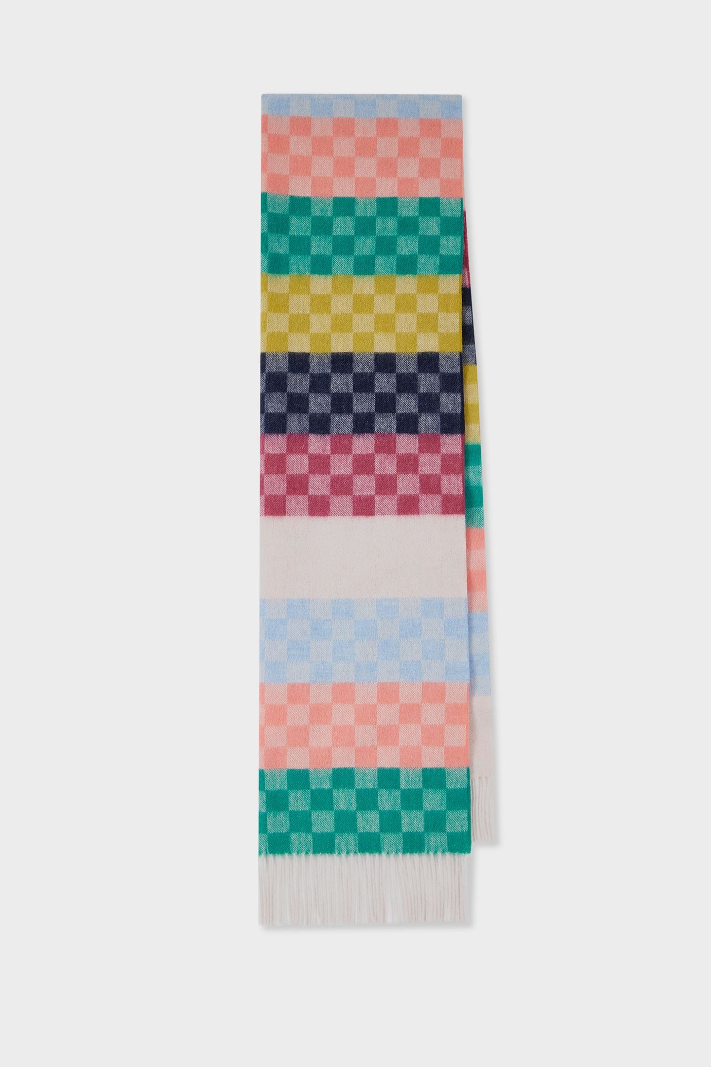 WOMEN SCARF CHCKBRD SWIRL SWIRL 3