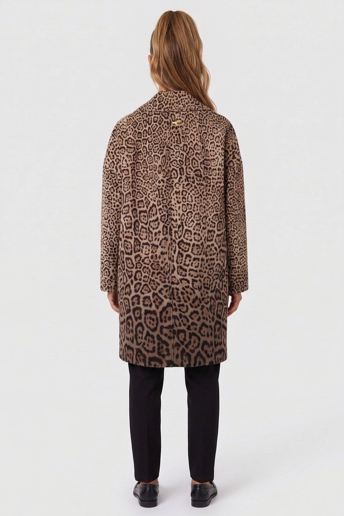 MINA DOUBLE BREASTED CHARMING LEOPARD DEG 2