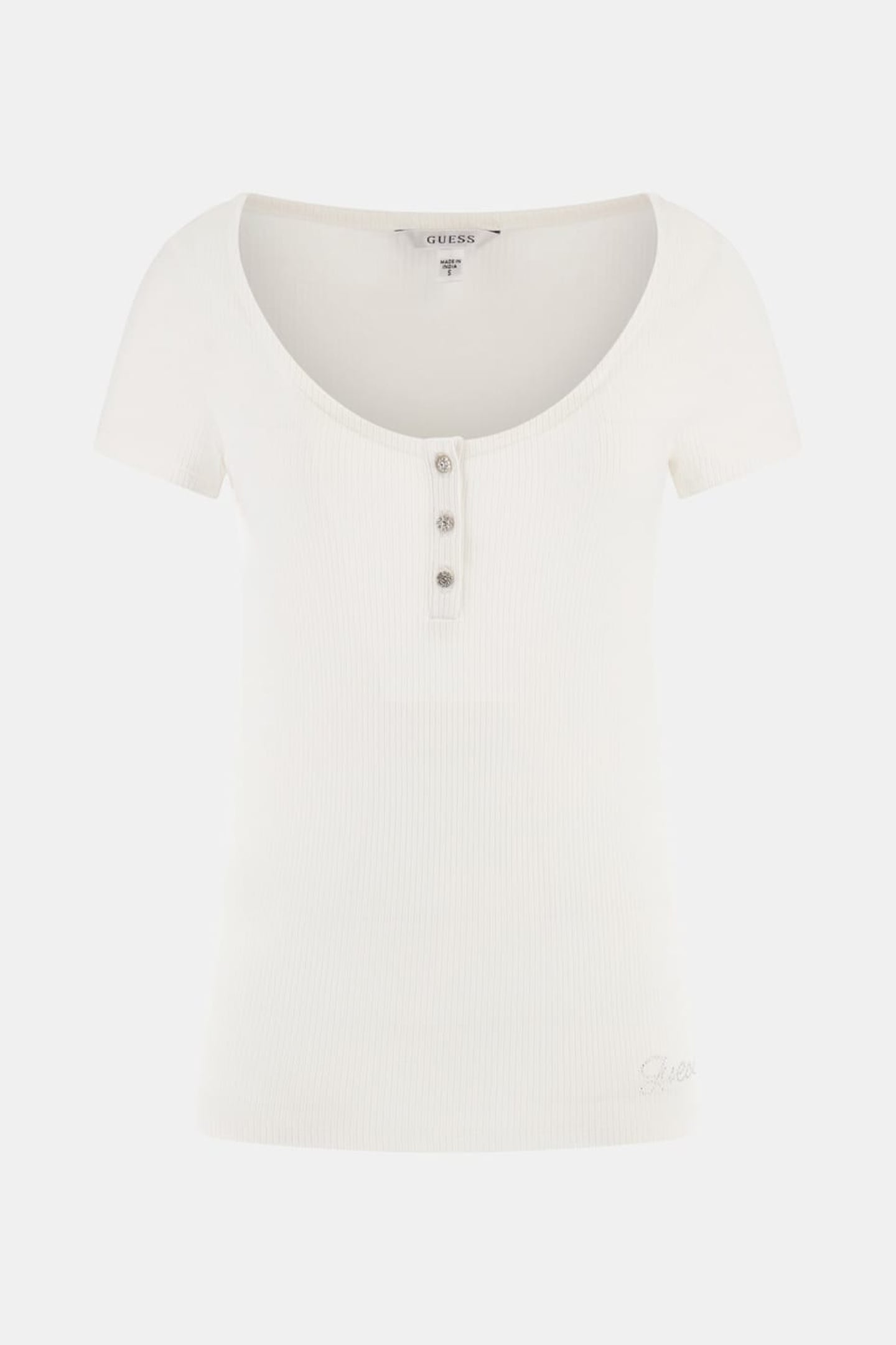 SS KARLEE JEWEL BTN PURE WHITE 9