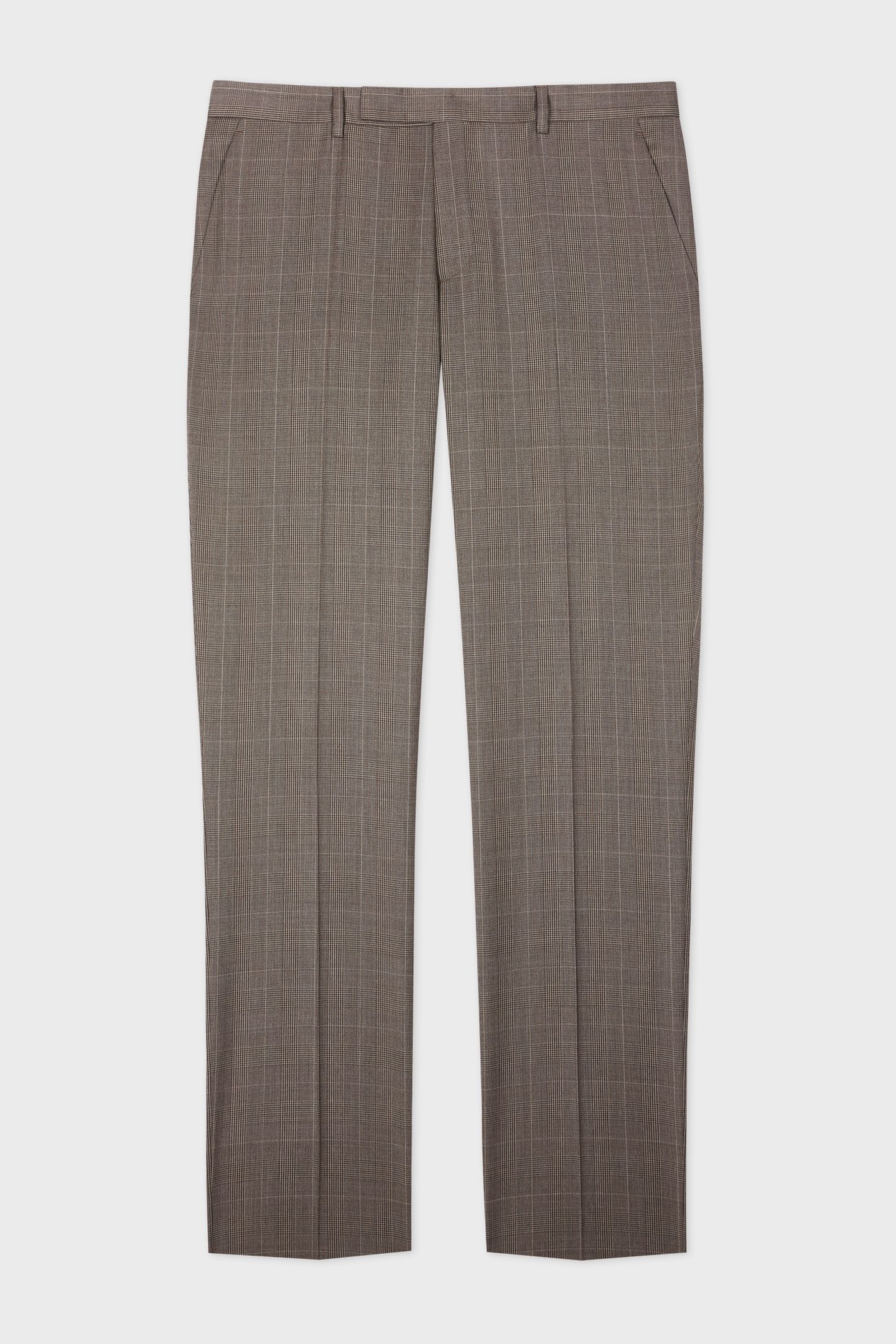 MENS TAILORED FIT 2 BUTTON SUIT BROWN 1