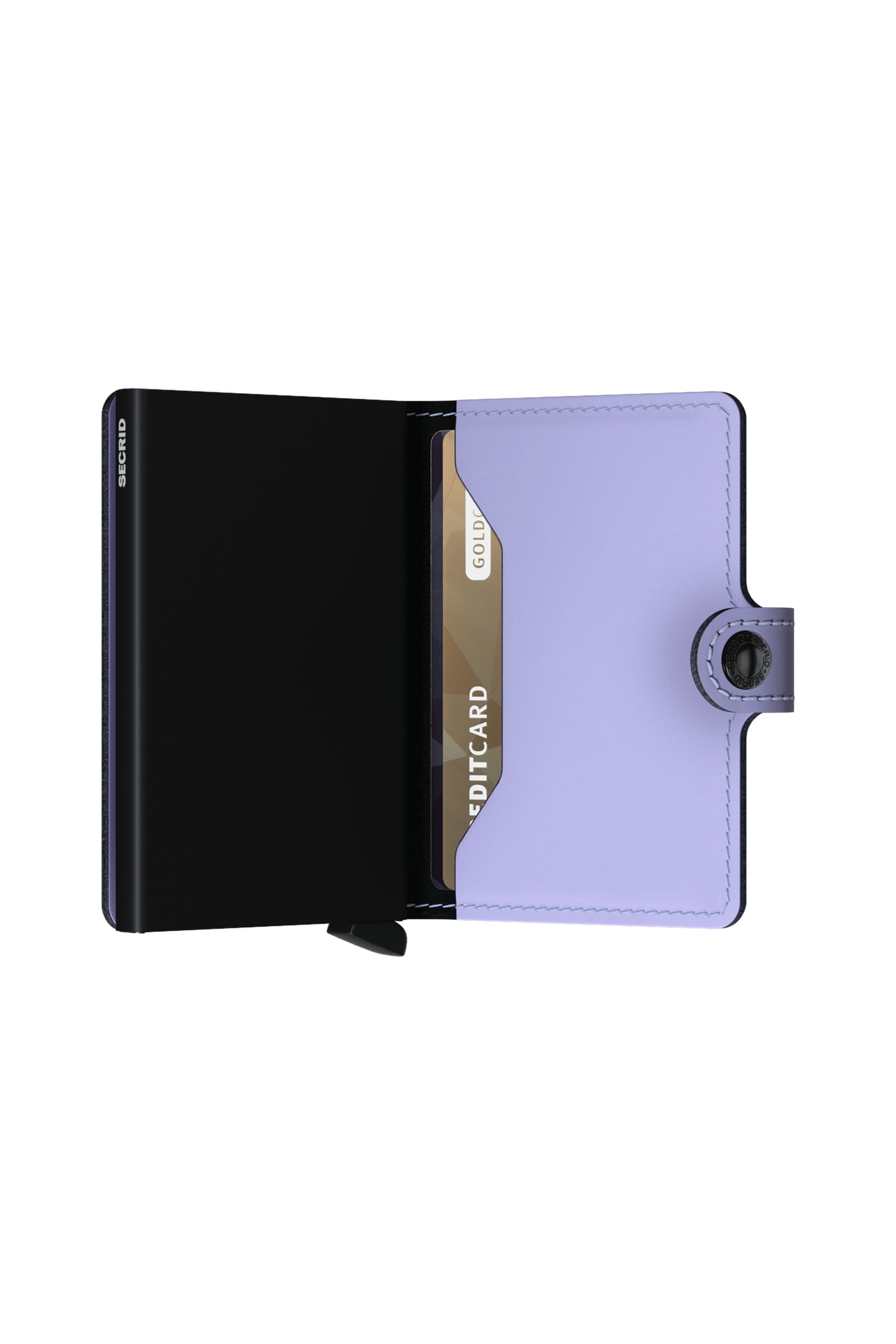 UNISEX MINIWALLET LILAC BLACK 3