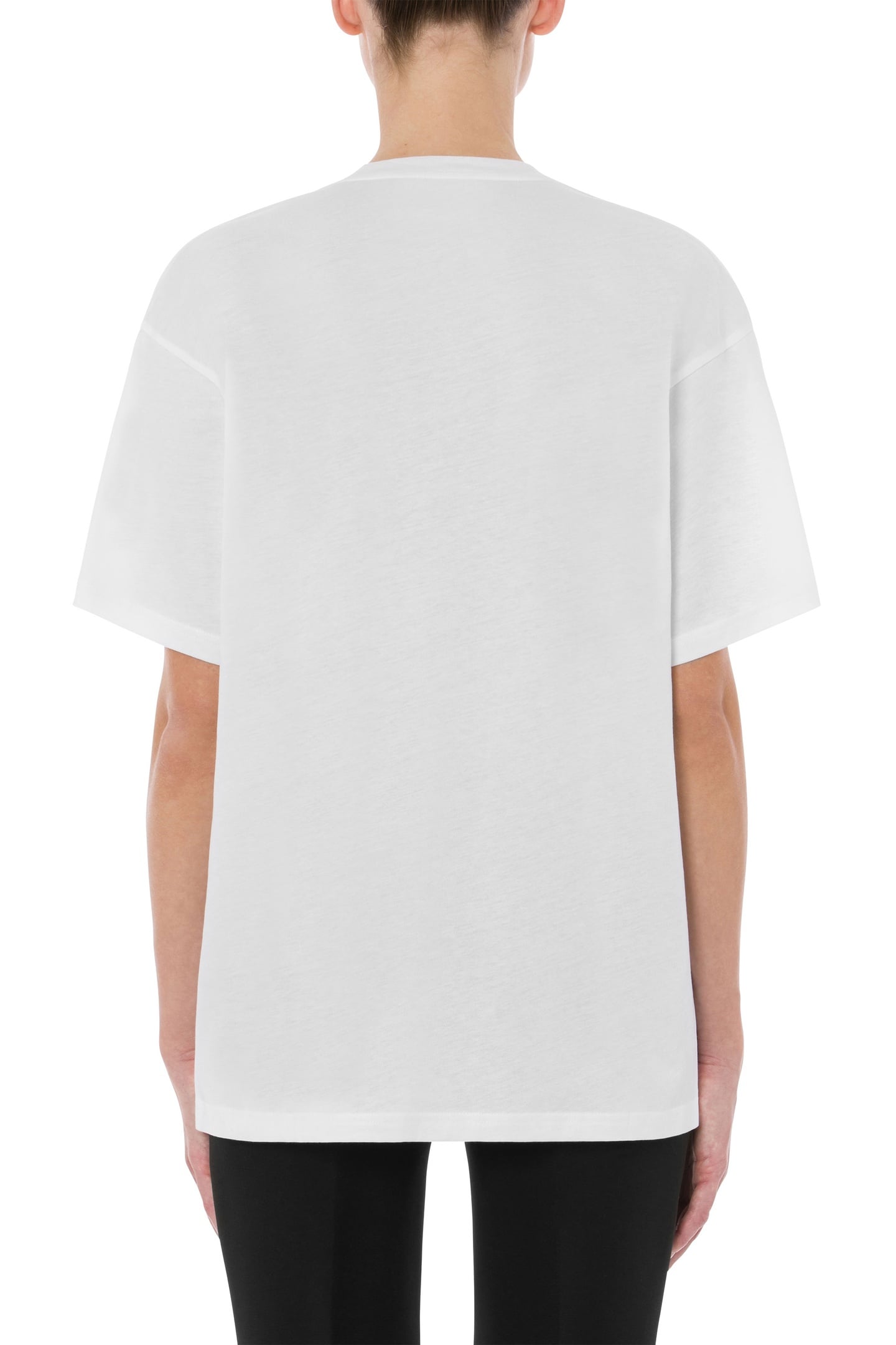 MOSCHINO TEDDY BEAR ORGANIC JERSEY T-SHIRT WHITE 2