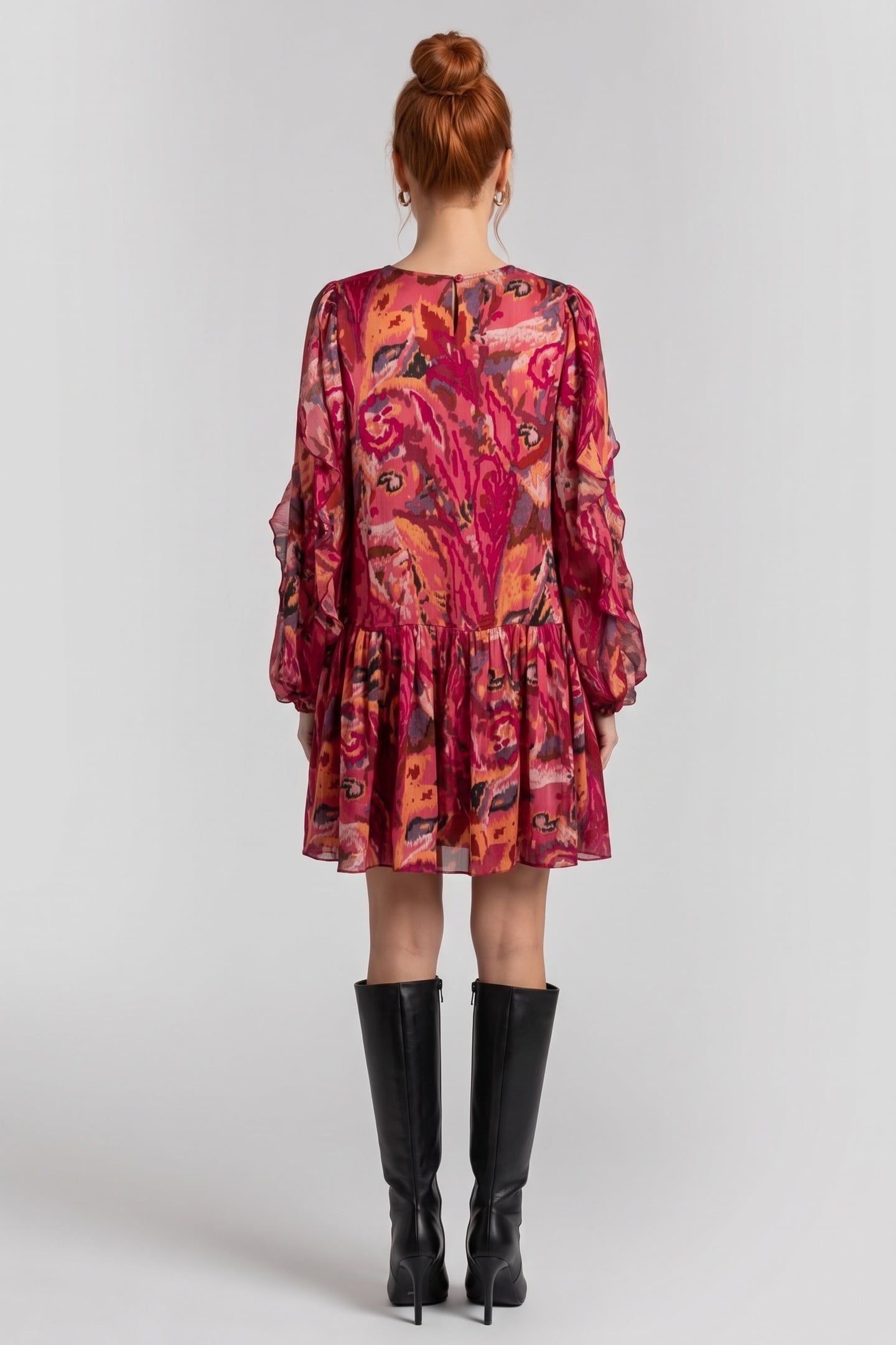 NORA DRESS FUCHSIA 2