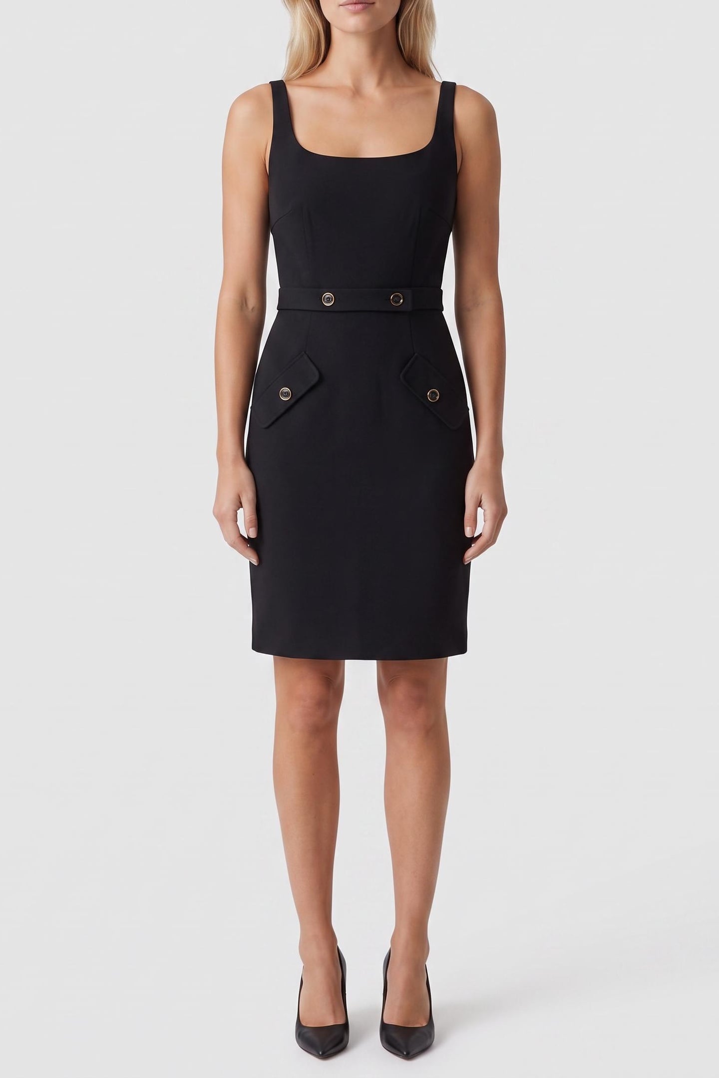 GWEN SLEEVELESS SHOR JET BLACK A996 1