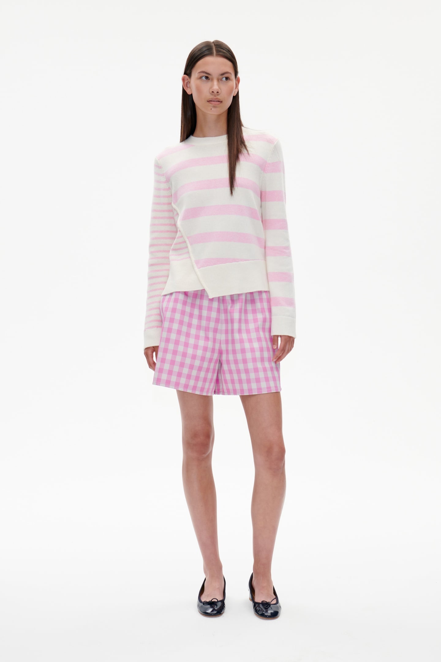 NANNETT PANTS PINK COPENHAGEN CHECK 1