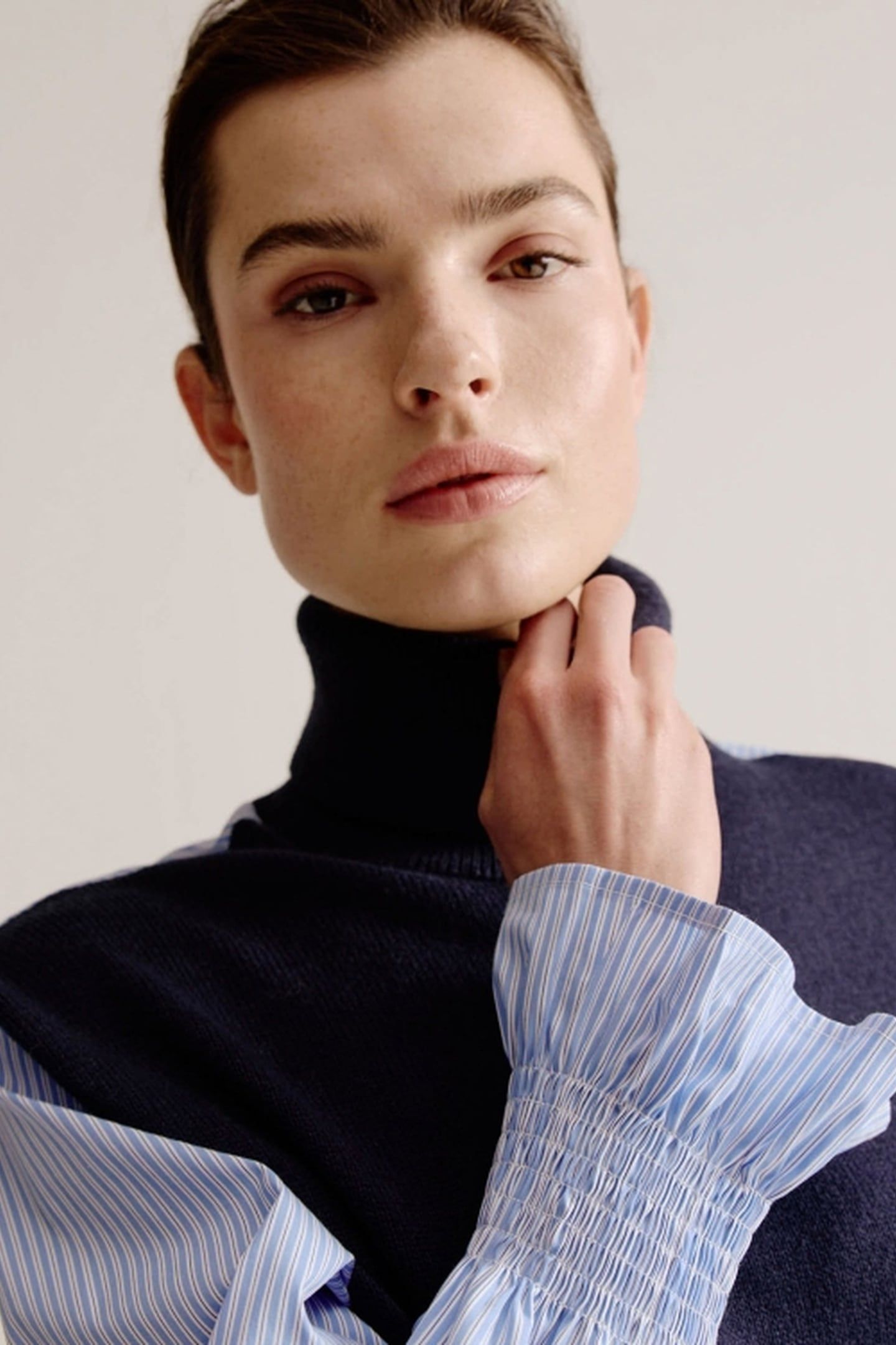 LEO SWEATER LIGHT BLUE STRIPE 5