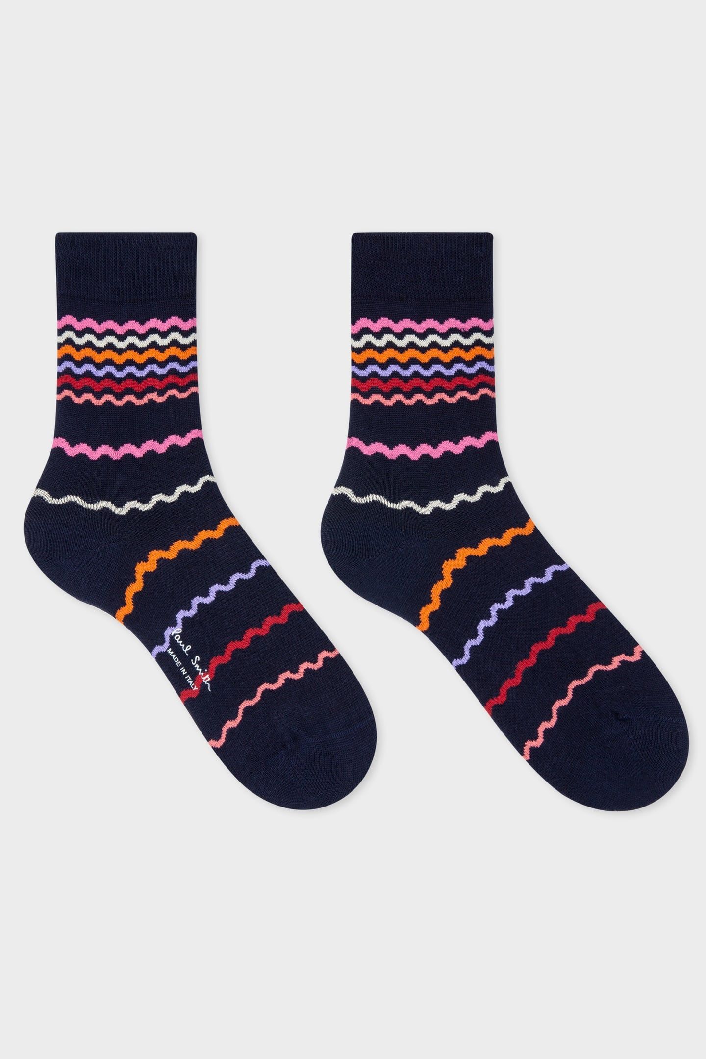 WOMEN SOCK BERTIE RICRAC NAVY 1