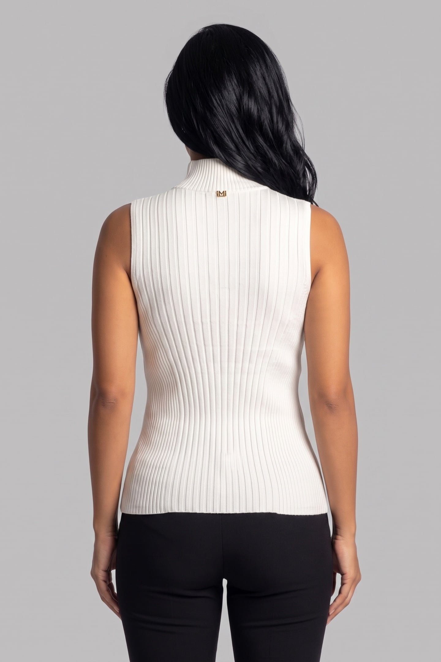 AGATHE SL MOCK NECK MACADAMIA 2