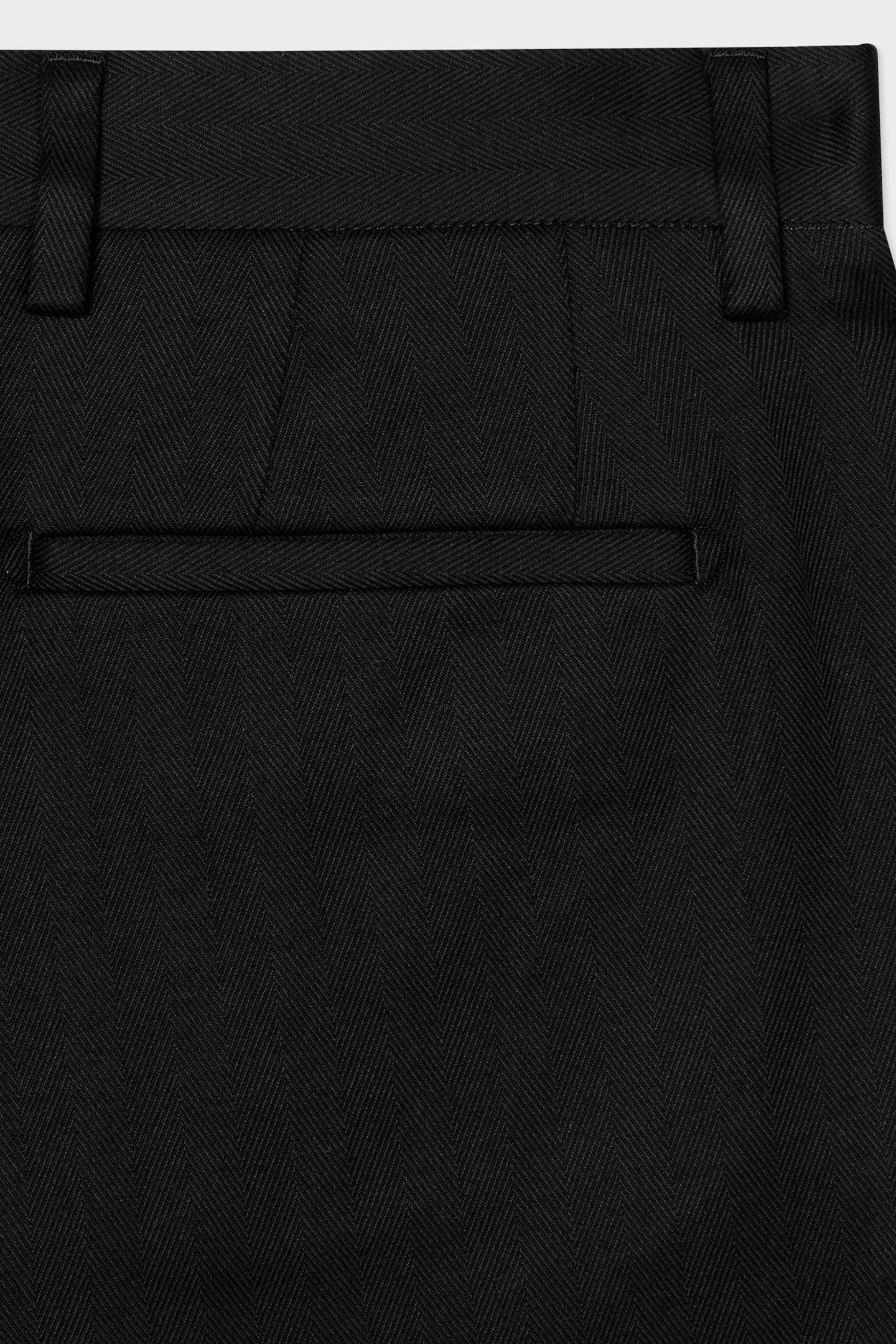 MENS MID FIT STITCHED CHINO BLACK 6