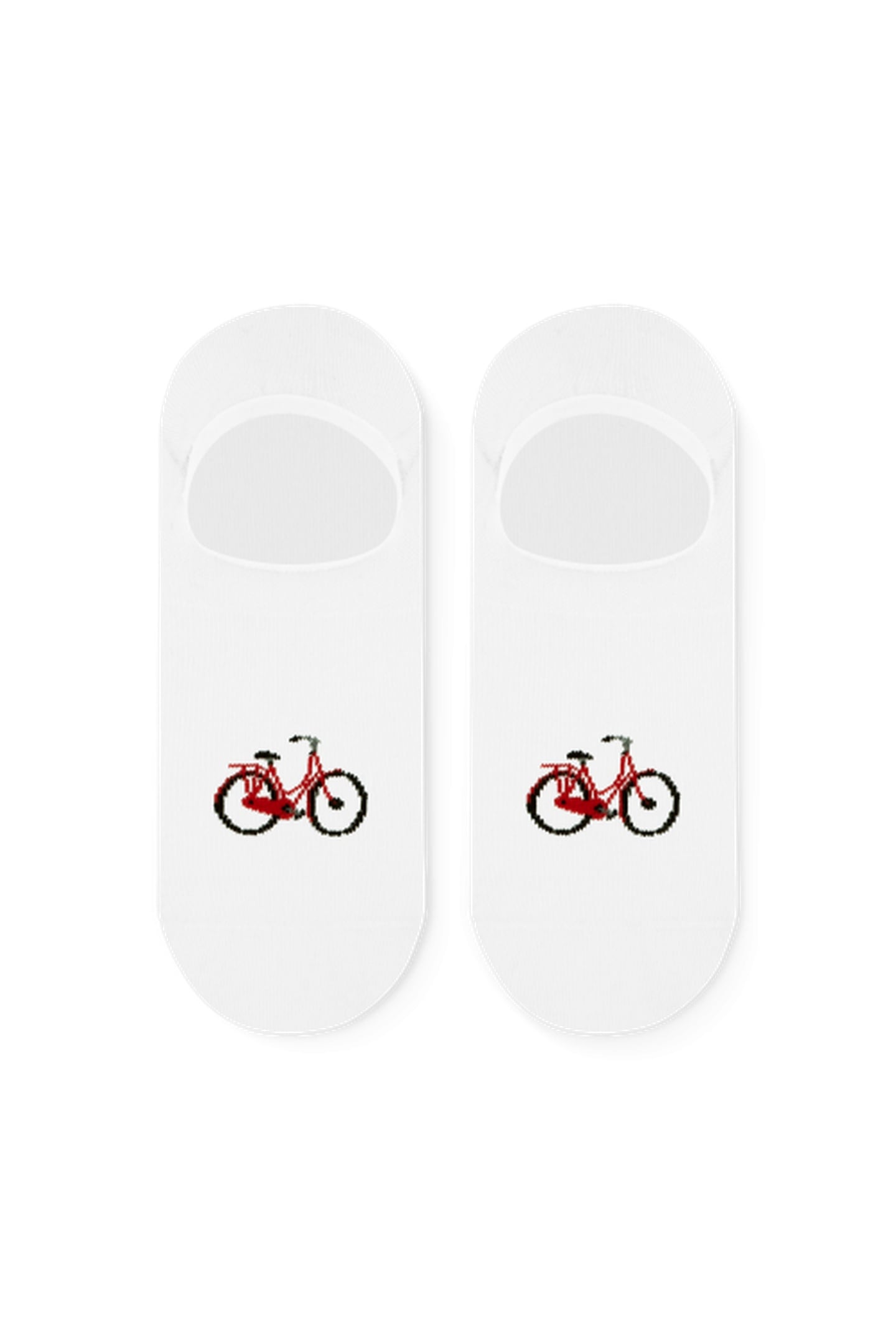 A-DAM 3-PACK CASUAL SOCKS WHITE BIKE OPTIC WHITE 2