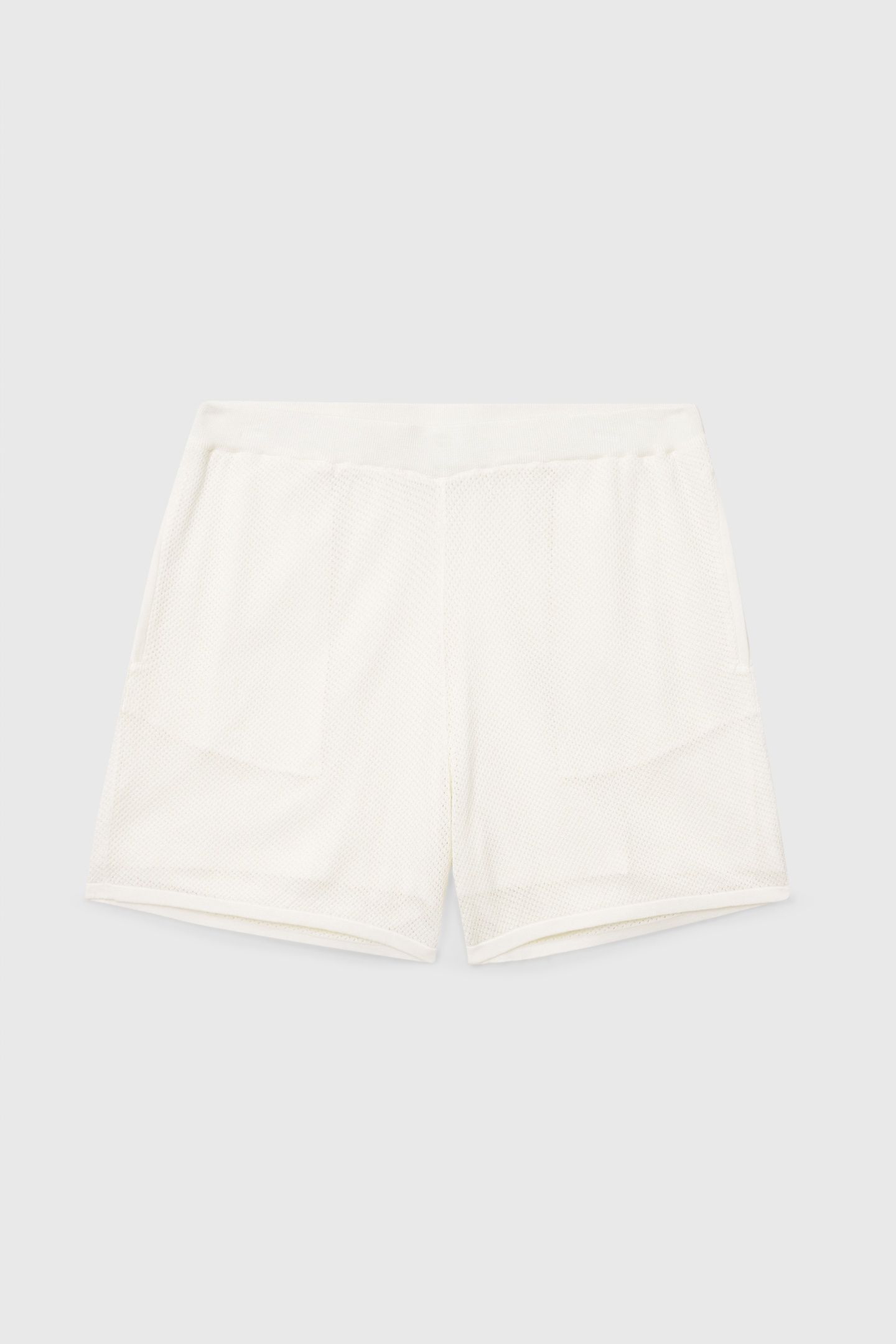 MARVIN MESH SWEATER SHORTS WHITE 2