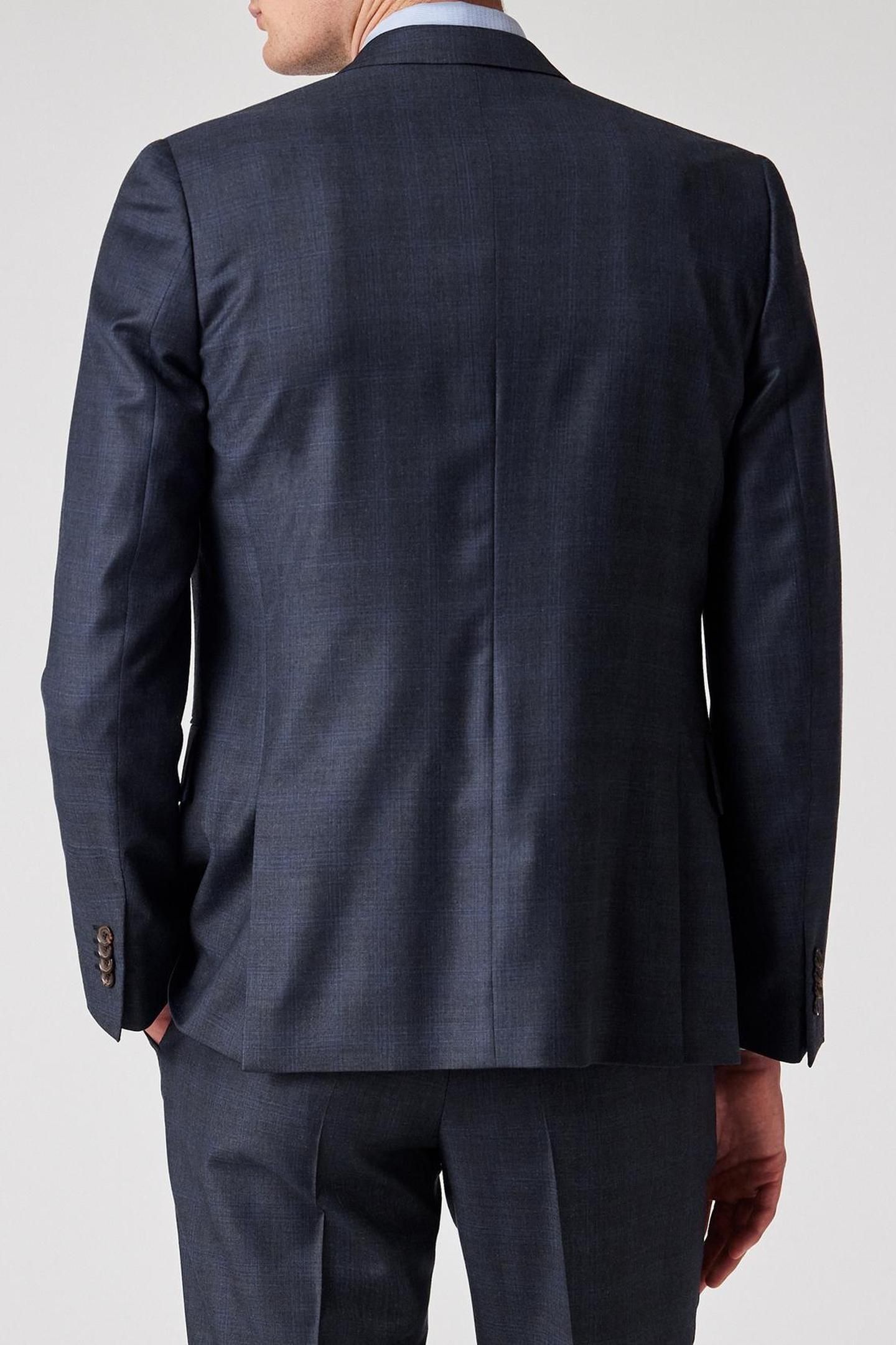 MENS TAILORED FIT 3PC 2 BUTTON SUIT VERY DARK NAVY 3