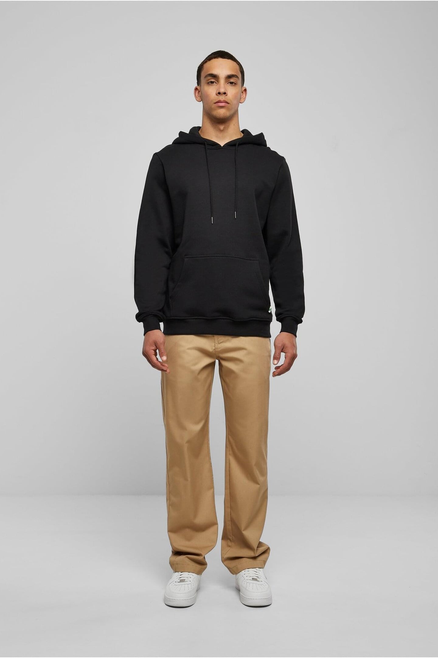 ESSENTIALS BASIC HOODY BLACK 1