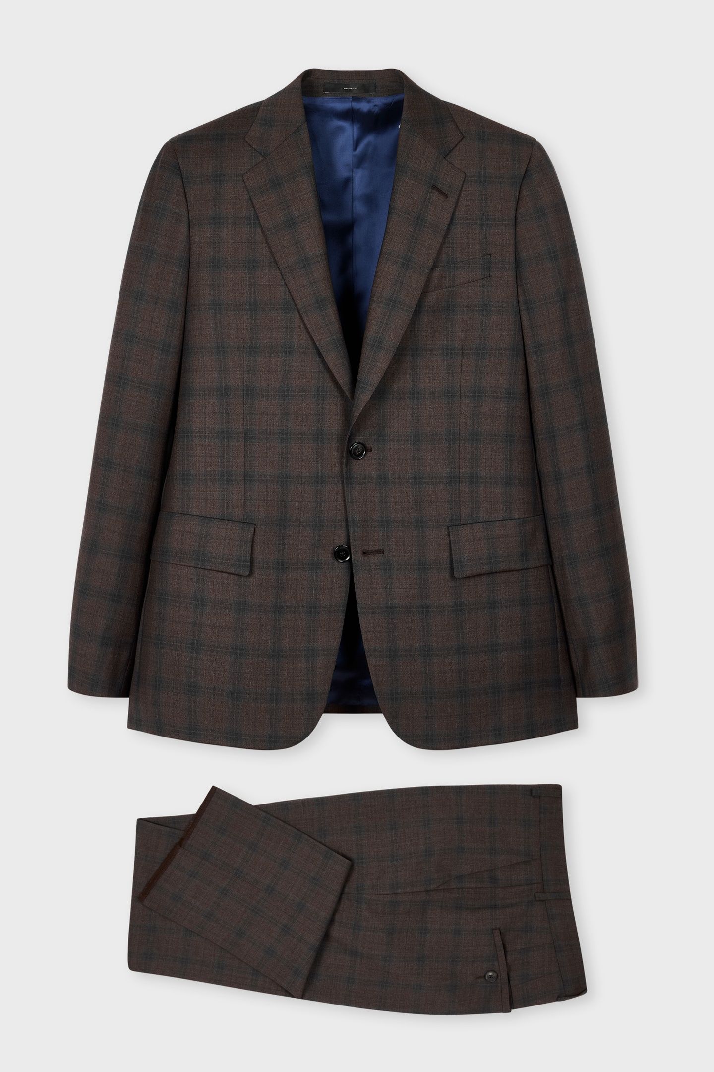 MENS TAILORED FIT 2 BUTTON SUIT HAZELNUT 8