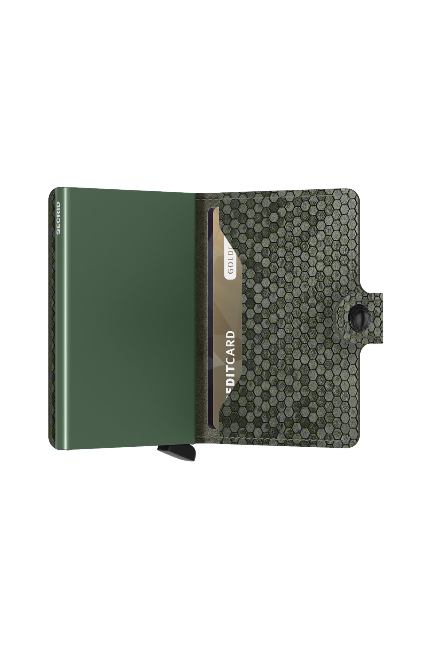 UNISEX MINIWALLET HEXAGON GREEN 3