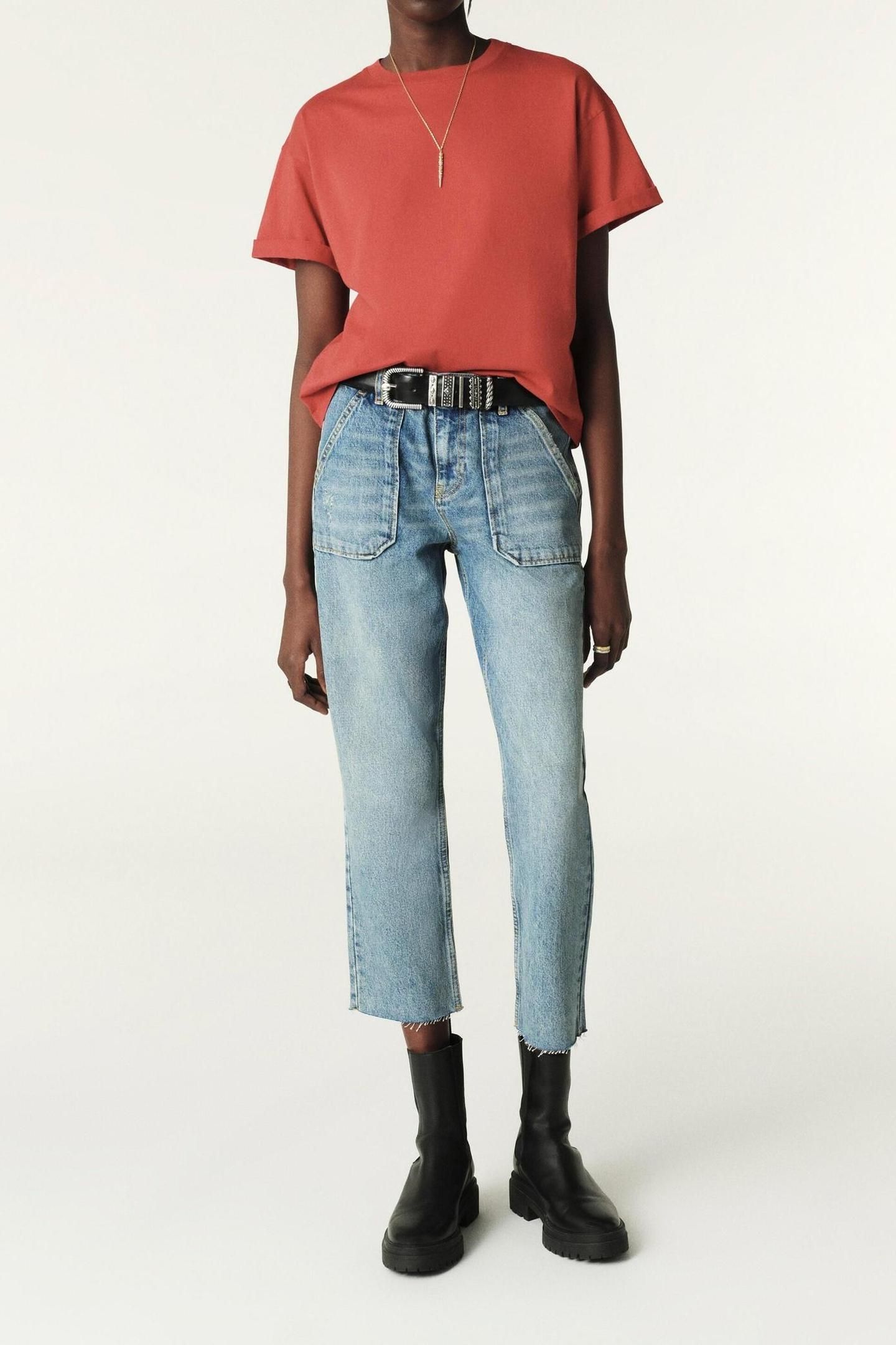 SHORT SLEEVES TEE ROUGE 3