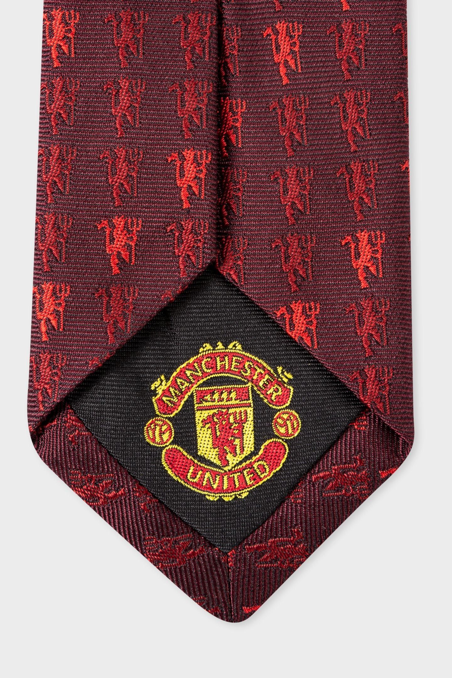 MEN TIE 6CM MAN UNITED BURGUNDY/ BORDE 3