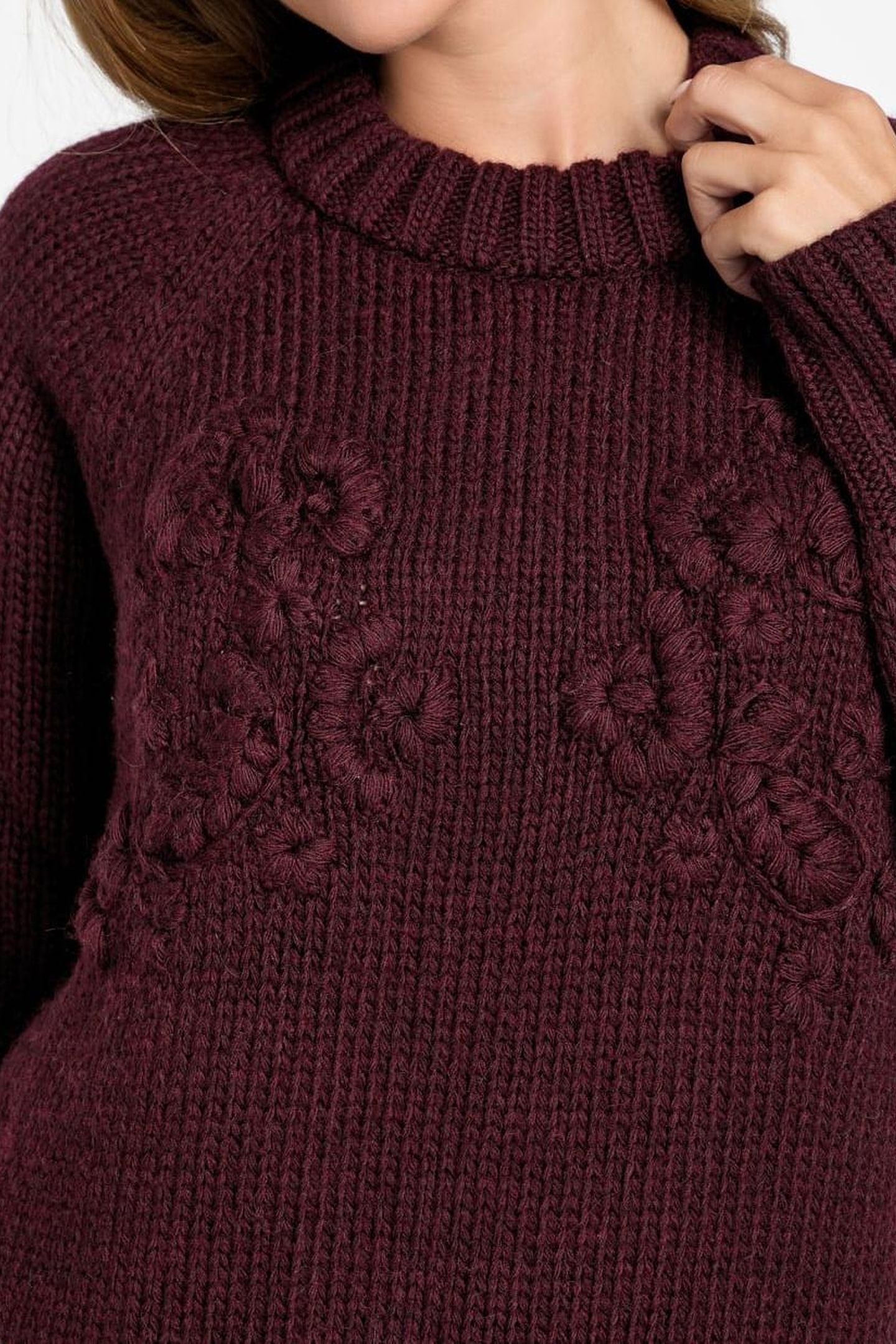 AHLAM CROP CN EMBRO REGAL PLUM HEATHER 10