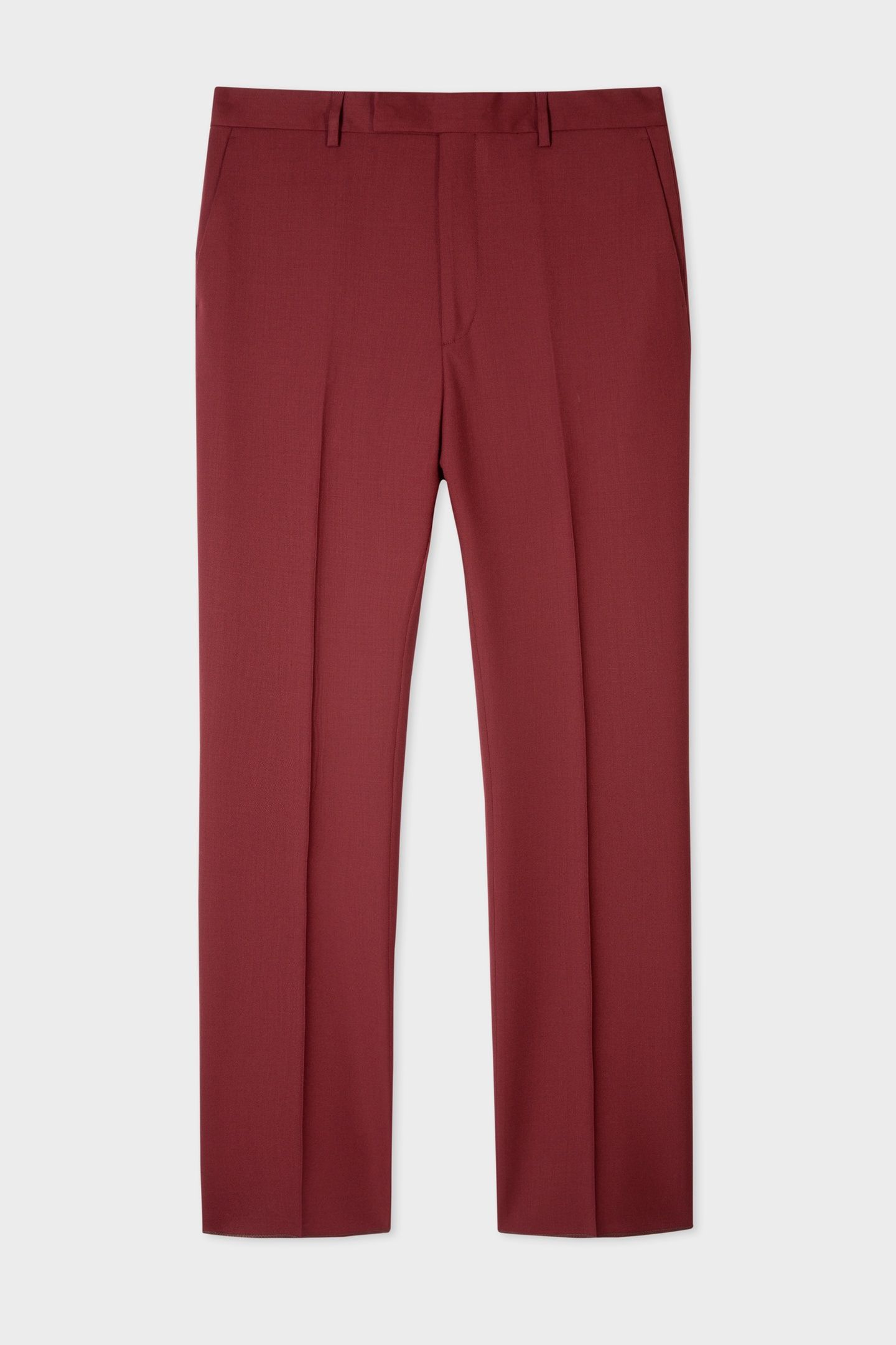 GENTS 2 BUTTON SUIT DARK RED ALT 1