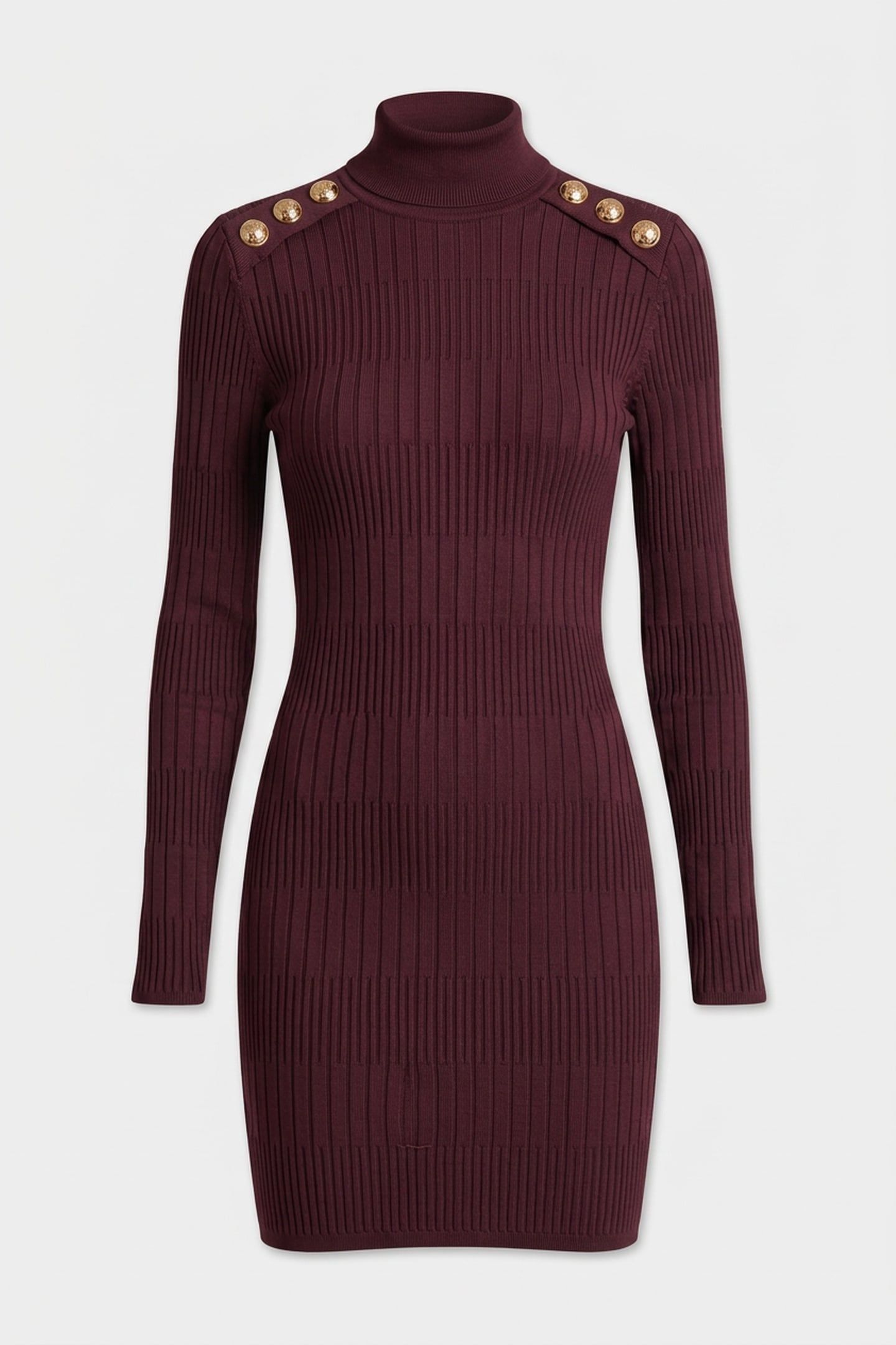JANET LS RIBBED DRES REGAL PLUM 3
