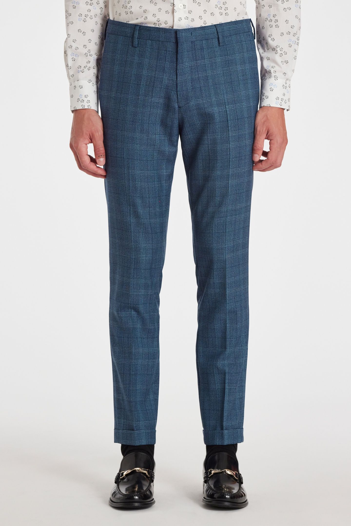 MENS TROUSER TURQUOISE 1