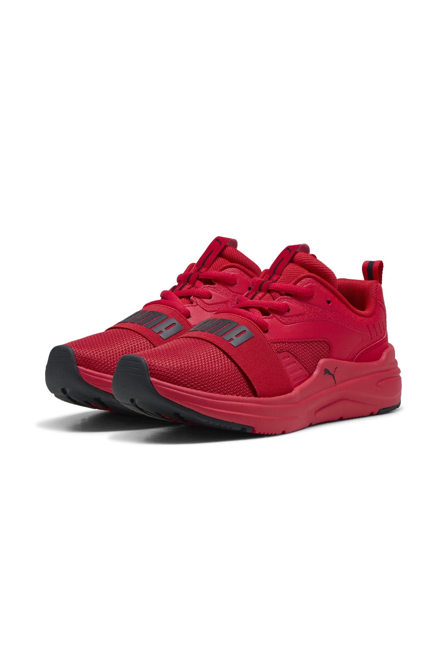 UNISEX SOFTRIDE WIRED 2 JUNIOR RED-BLACK 3